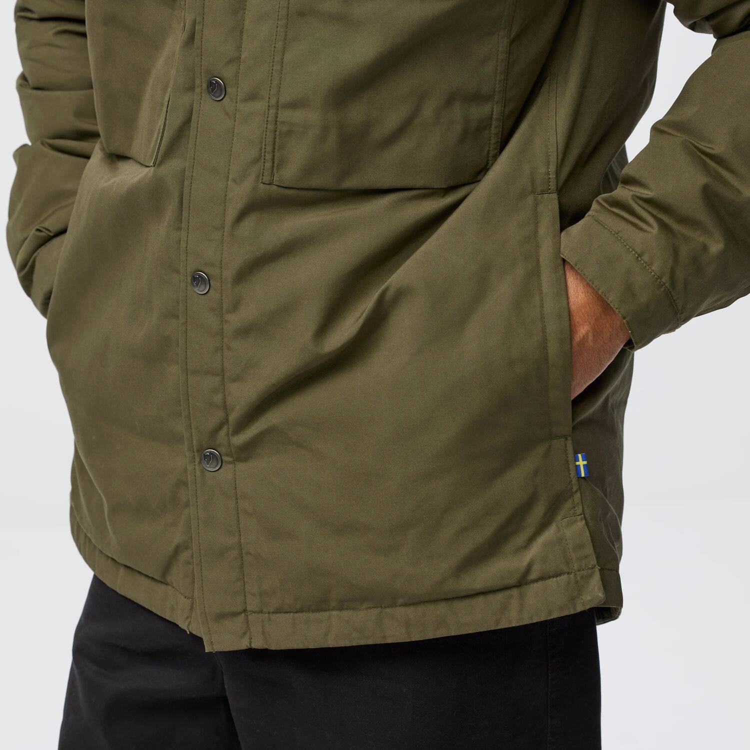 Övik Down Shirt Jacket Herre