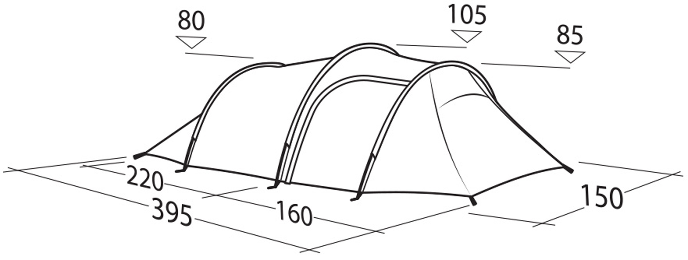 Voyager 2 EXP, 2-Personers Telt