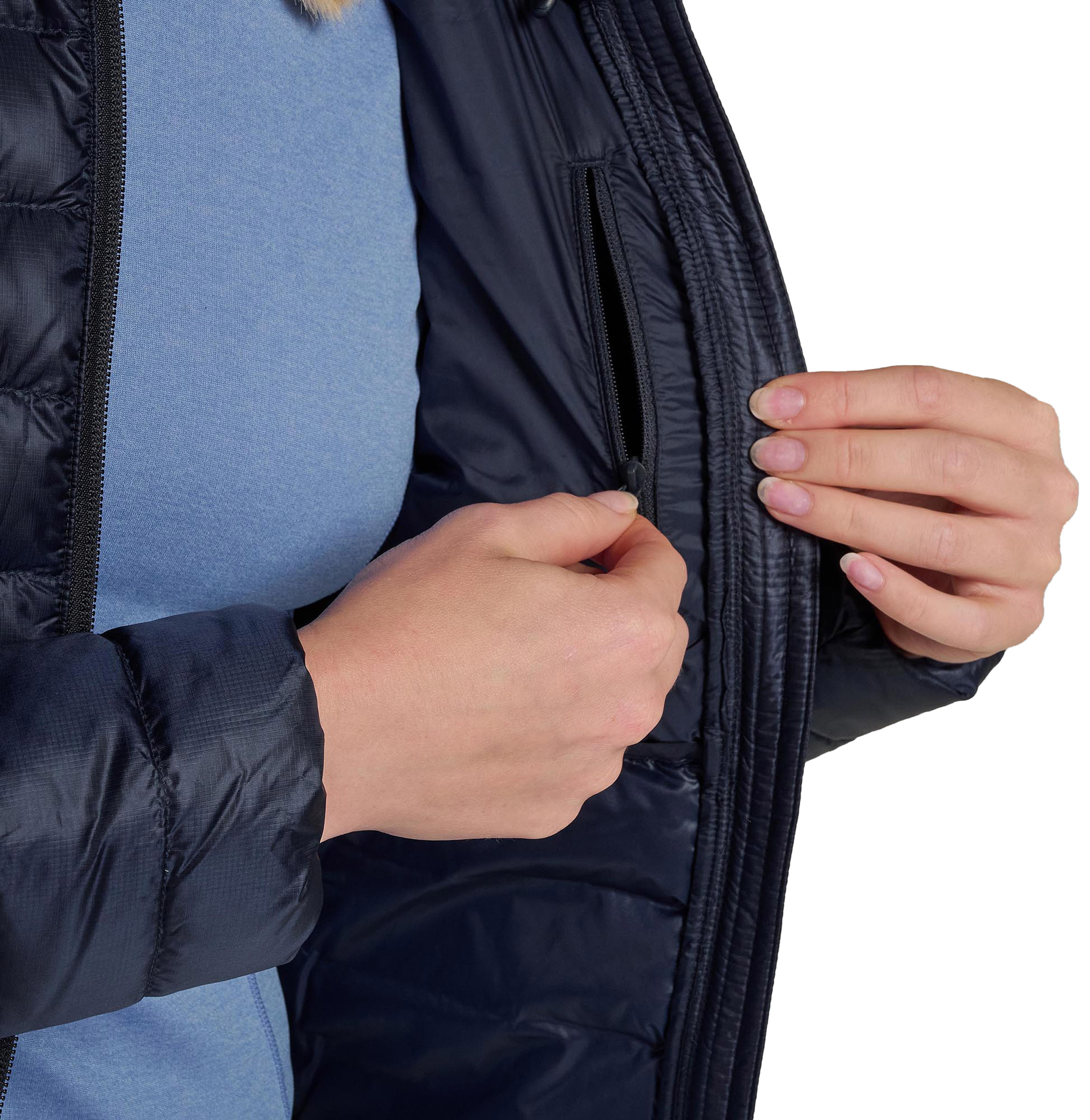 Anti Freeze Hooded Down Jacket Dame