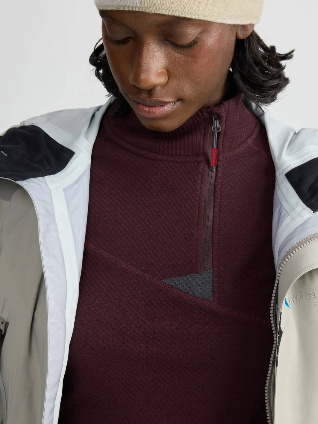 Huge Half Zip Sweater Dame