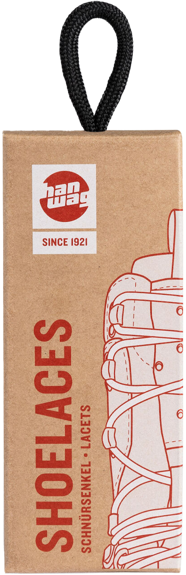 Shoelaces, 200 cm Hanwag fodtoj