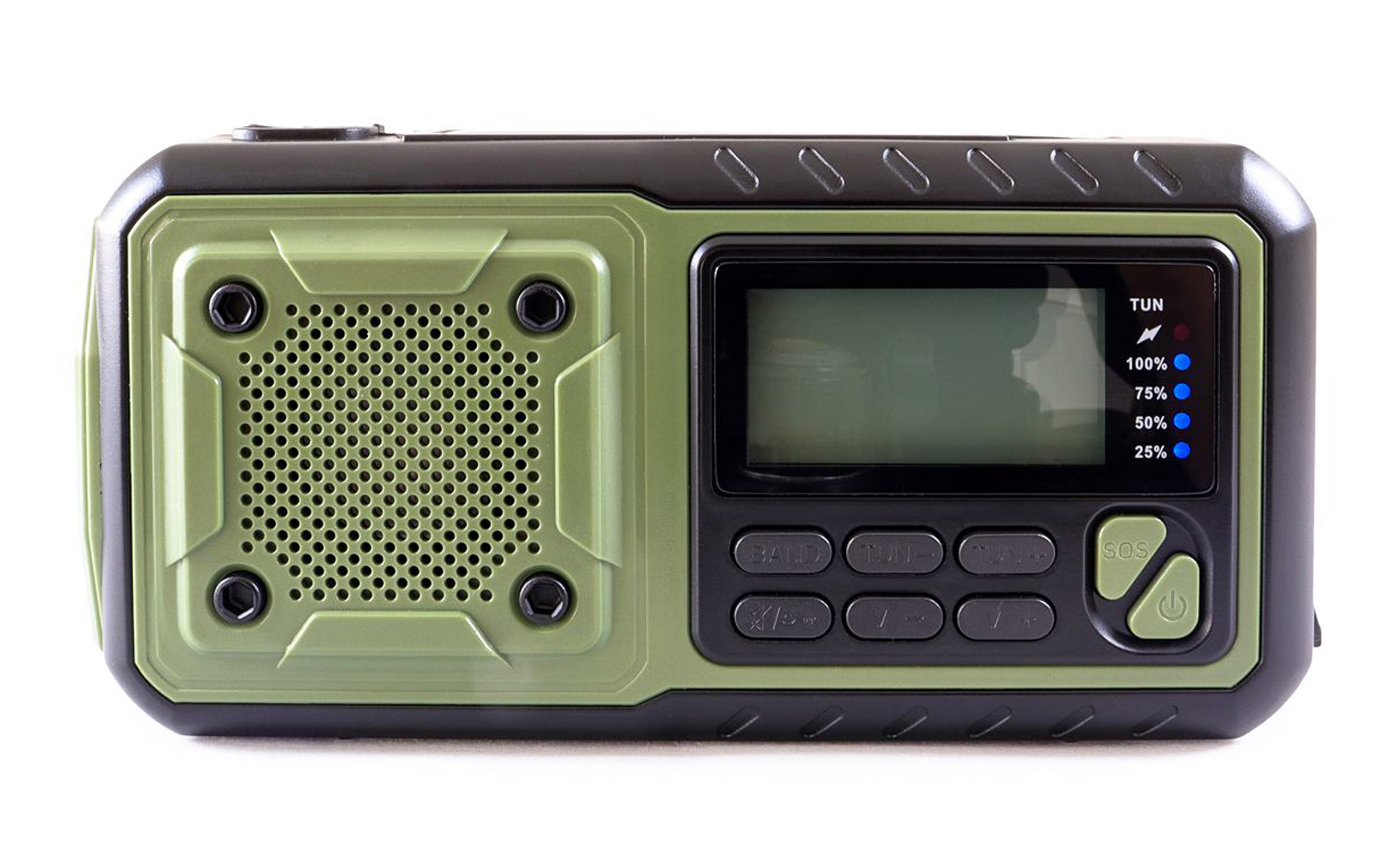 Crank Radio Multi Nødradio med Håndsving