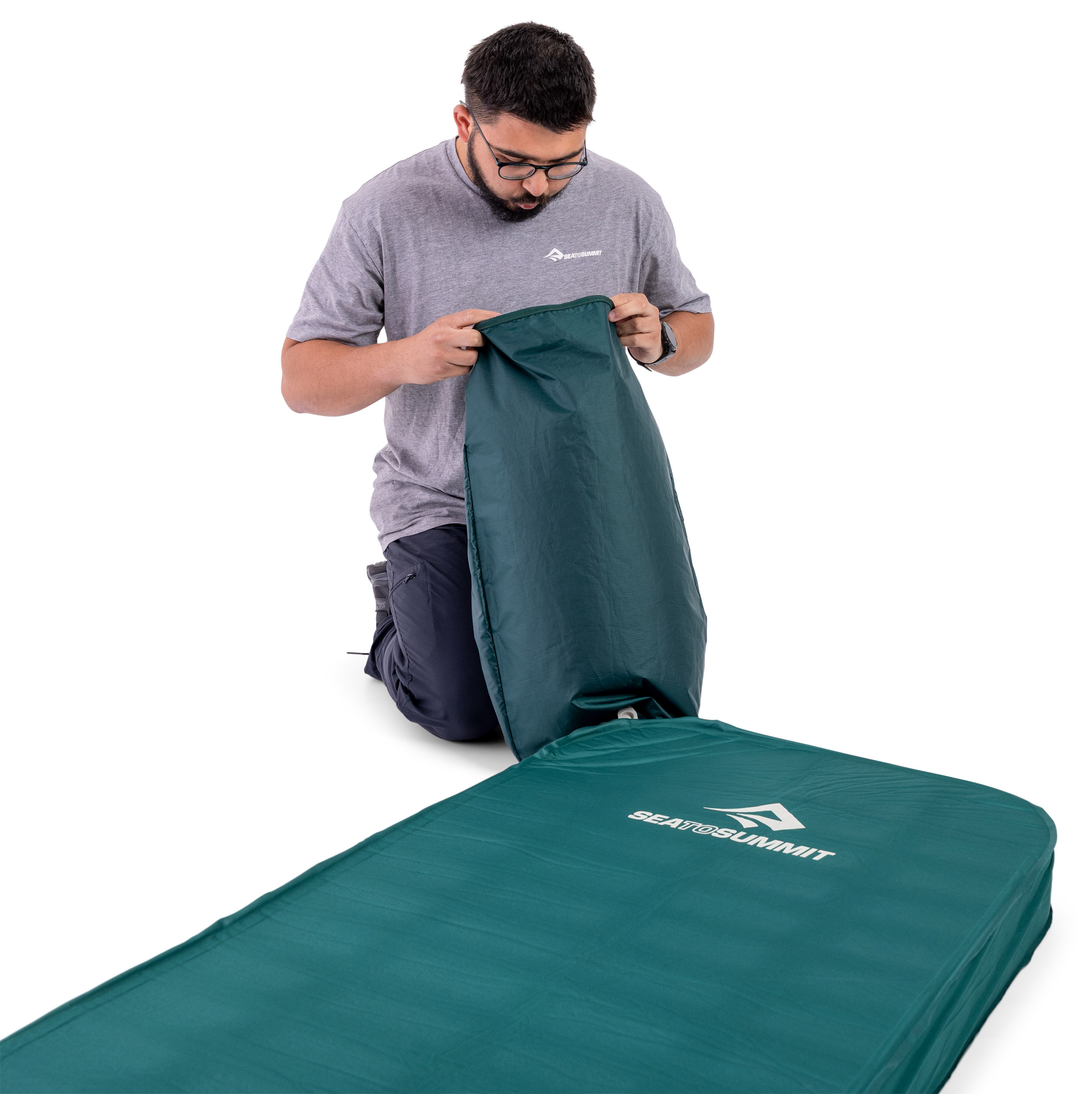 Comfort Deluxe SI Mat Large Rectangular Wide Selvoppustende Liggeunderlag