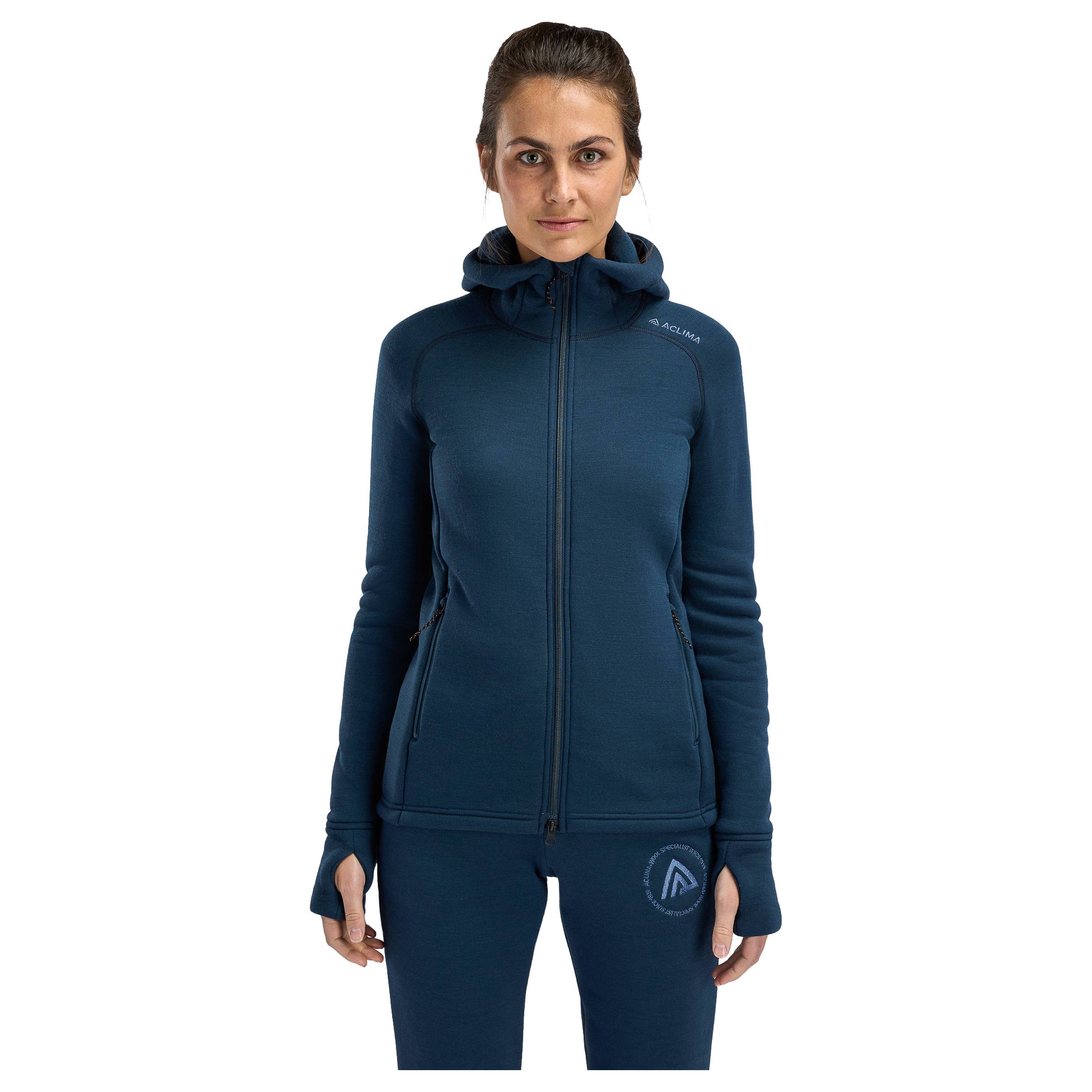 FleeceWool Hooded Jacket Dame Aclima brands