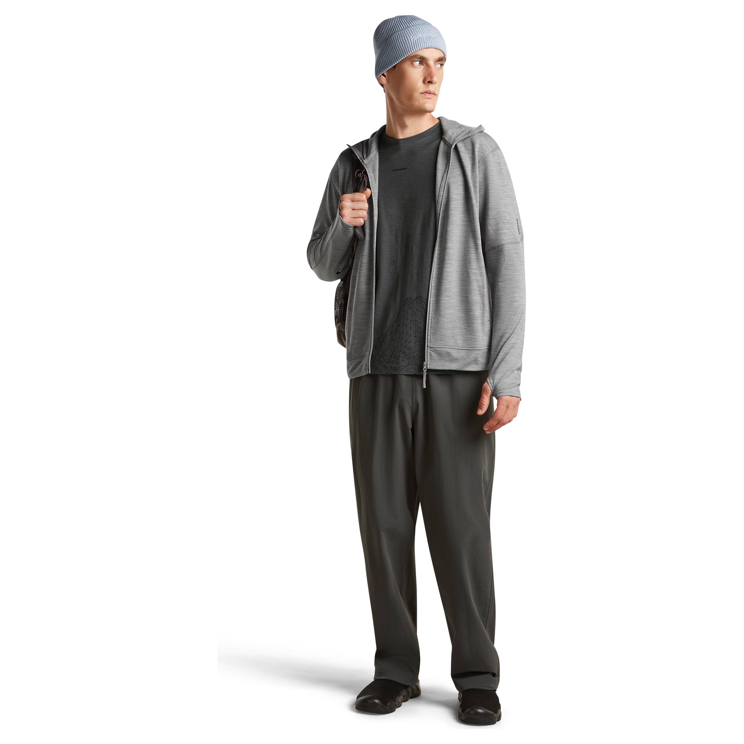 Merino 360 Realfleece Elemental LS Zip Hoodie Herre