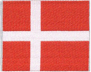 Danish Flag for Backpacks AB Camping Rygsække