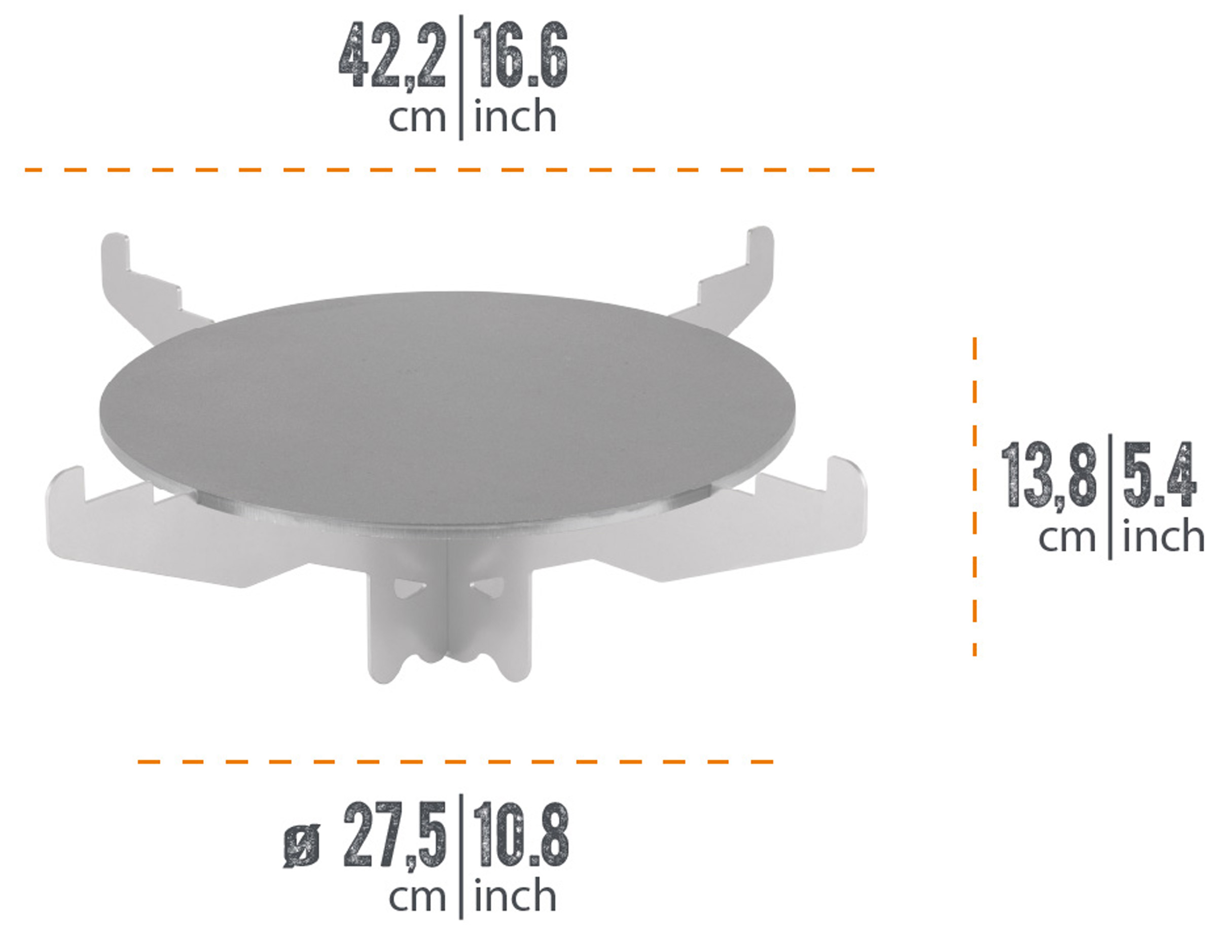 Rocket Stove Griddle Plate
