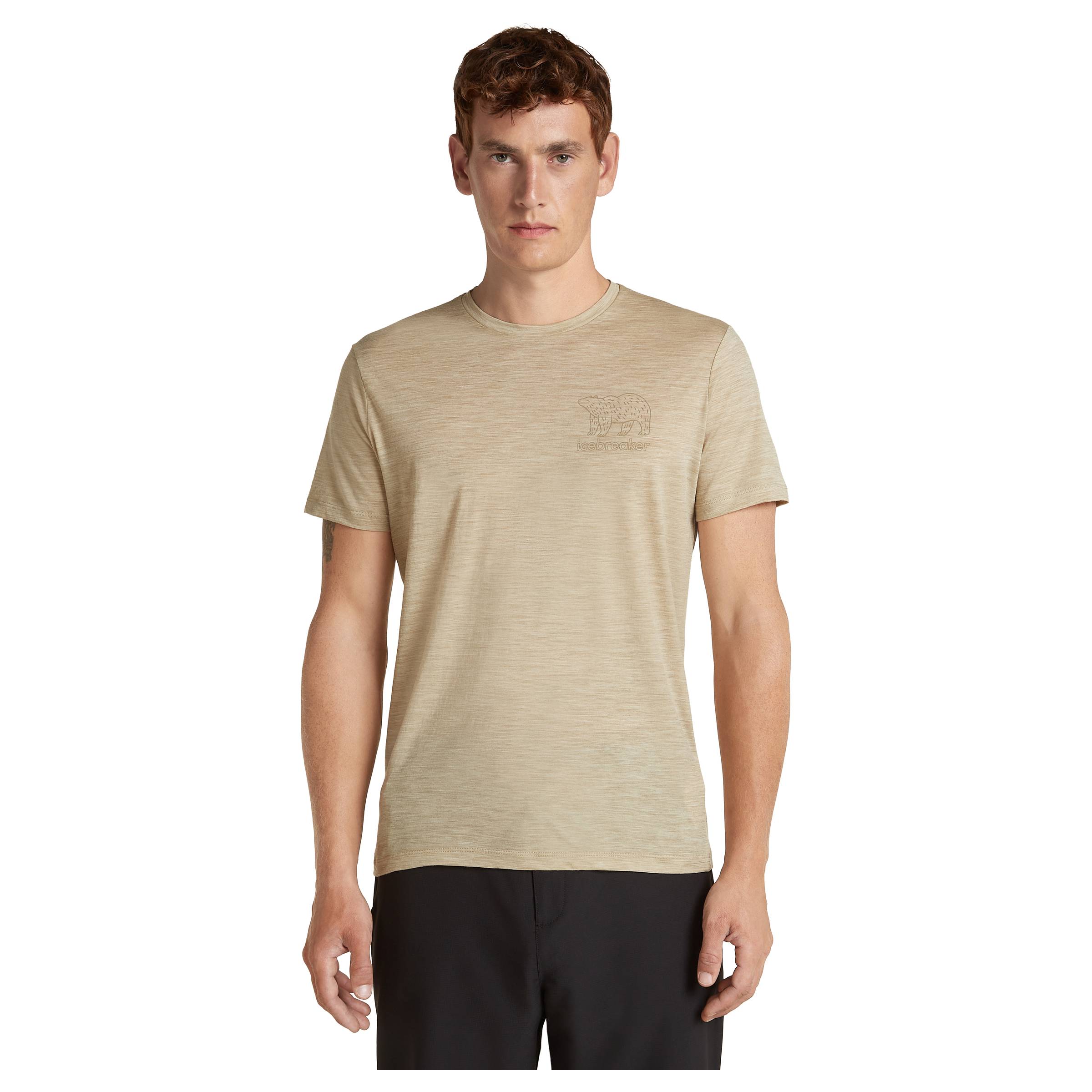 Merino 150 Tech Lite SS Tee Forest Footsteps Herre Icebreaker herre