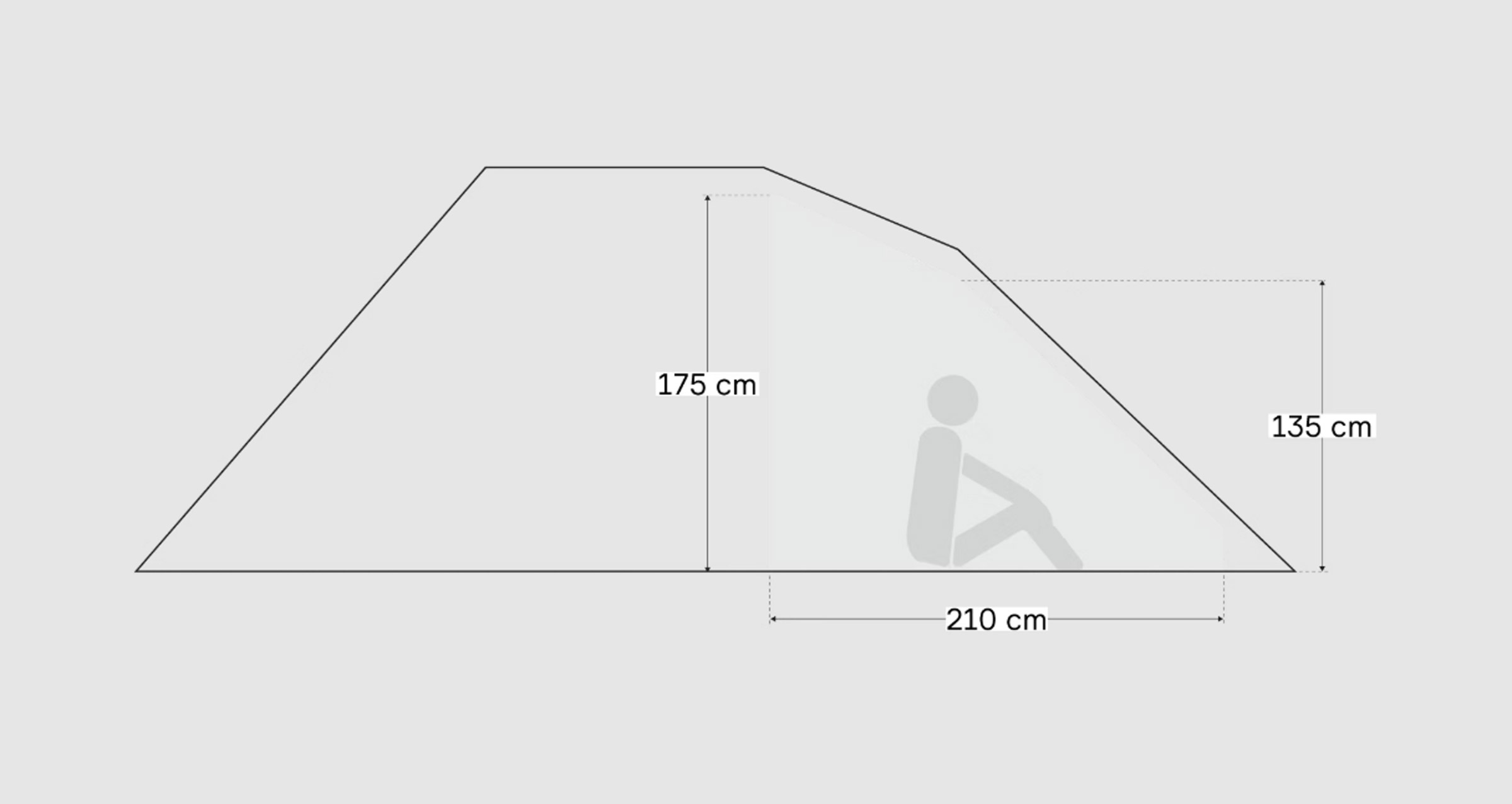 Valhall Inner Tent 4P Basecamp Tunnel