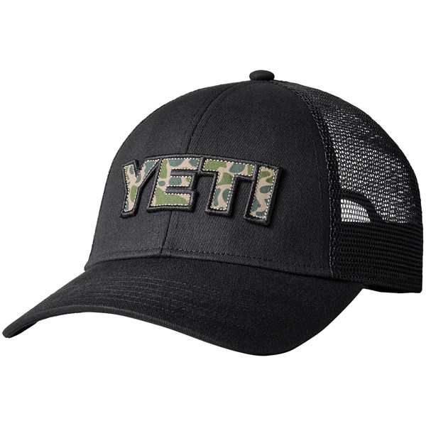 Camo Logo Badge Trucker Hat Yeti Beklædning