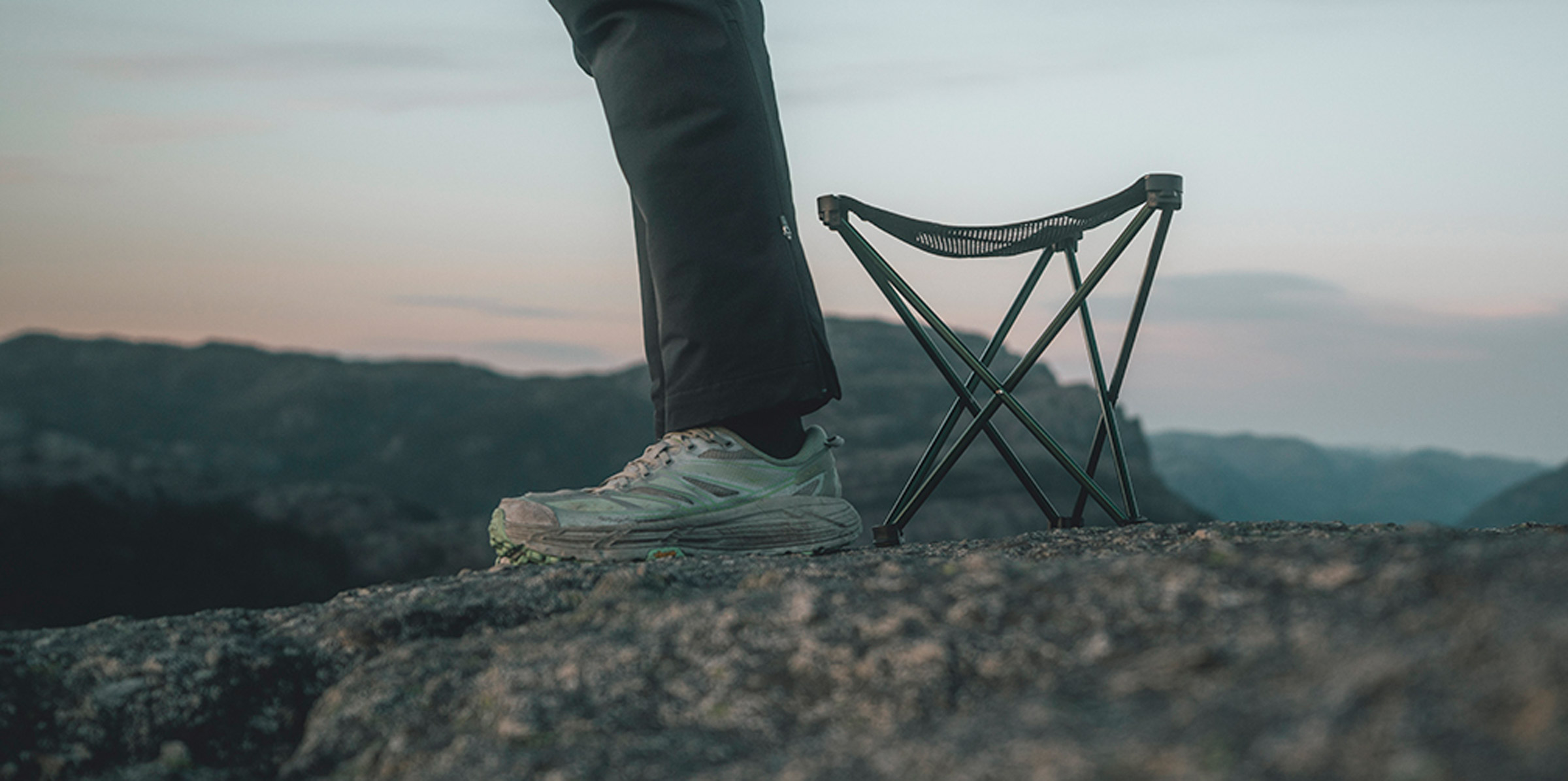Geographic High Sammenklappelig Skammel