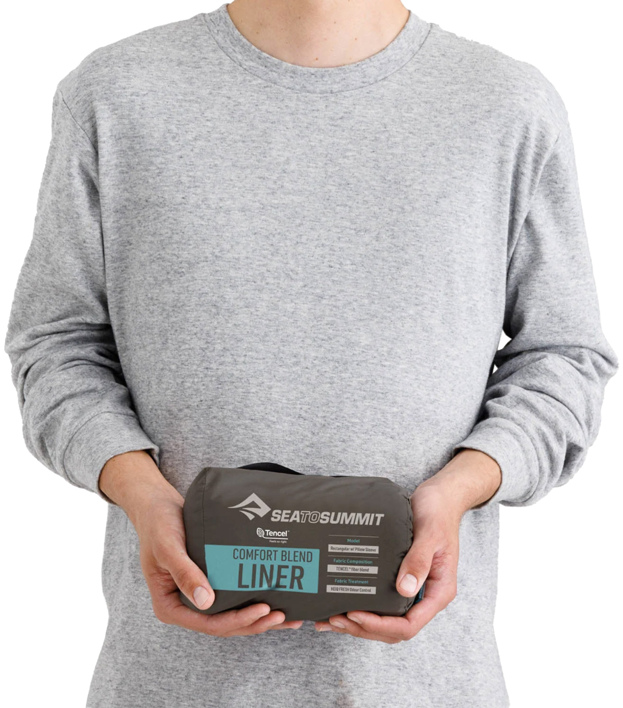 Comfort Blend Sleeping Bag Liner Rectangular w/Pillow Sleeve