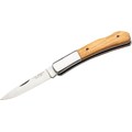 Olive Wood Pocket Knife Satin 440 Herbertz Udstyr