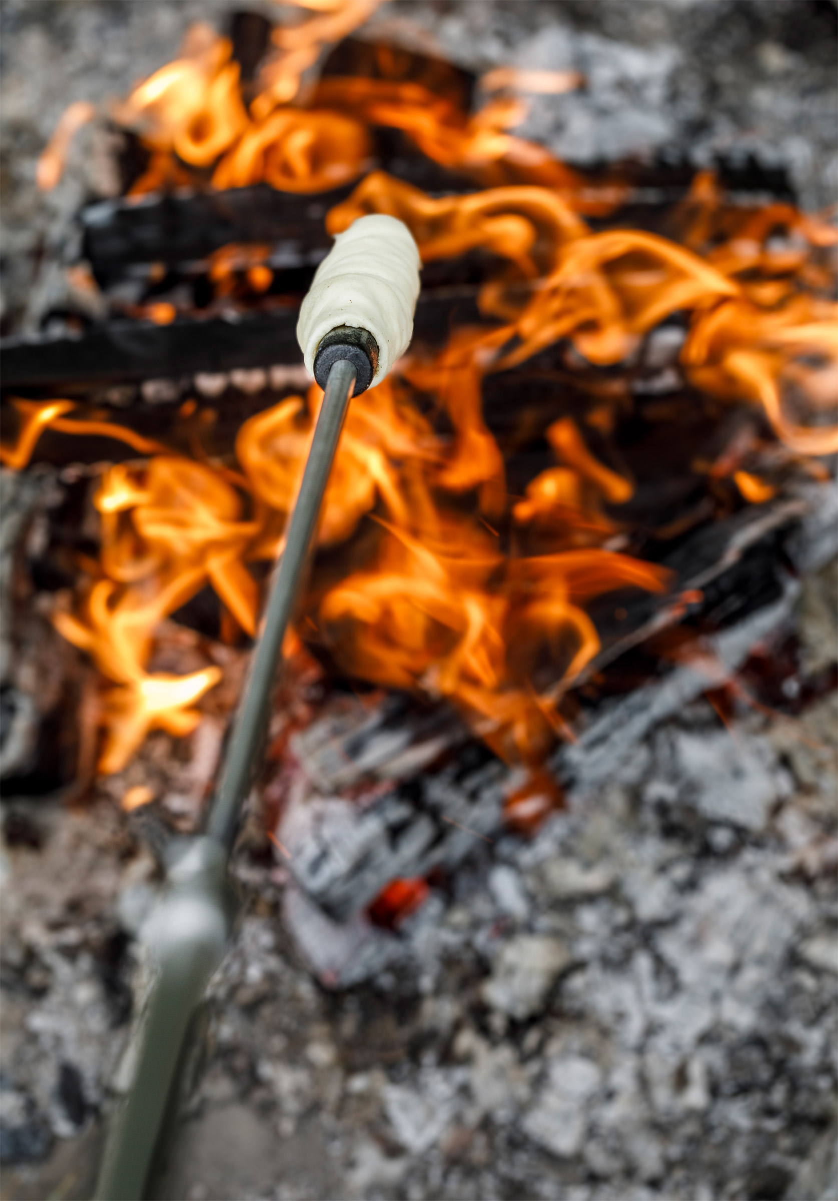 Campfire Bread Skewer With Cast-Iron Tip