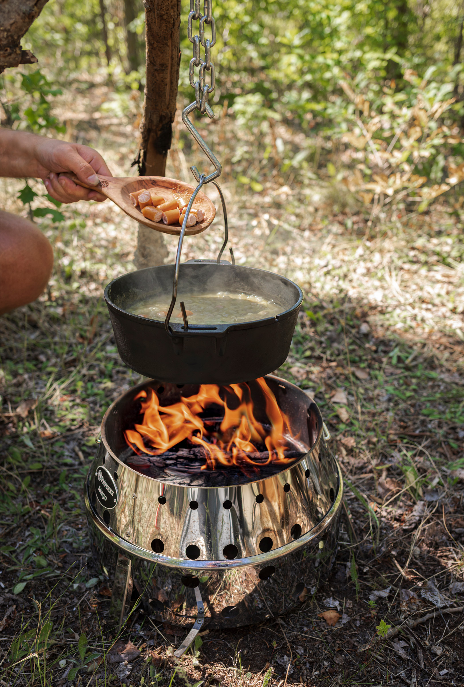 Flat Bowl 25 cm Olive Wood