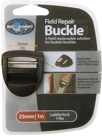 Buckle 25 mm Ladderlock, 1 Pin Sea to Summit rygsaekke