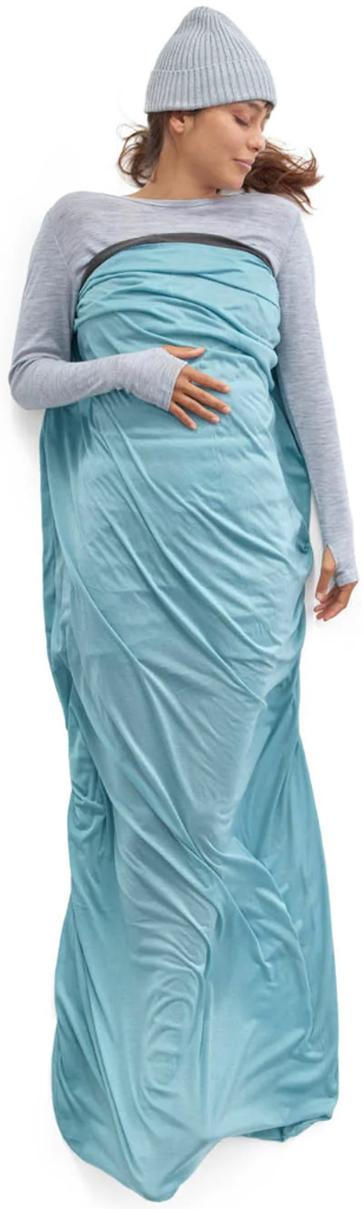 Comfort Blend Sleeping Bag Liner Rectangular w/Pillow Sleeve