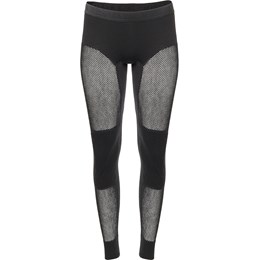 Aclima WoolNet Long Pants Dame L Sort Lange underbukser