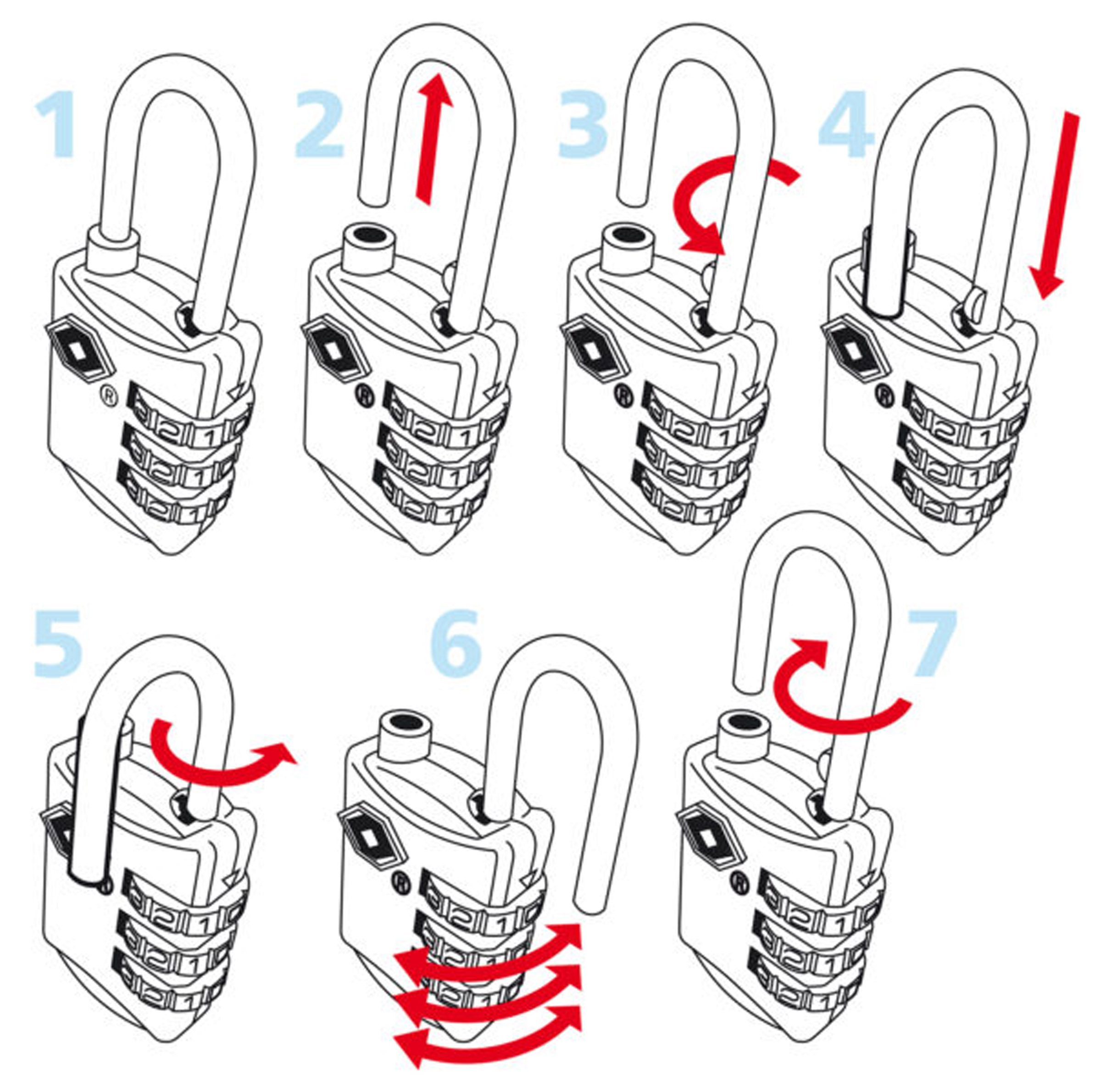 Travelsafe Combination Lock TSA