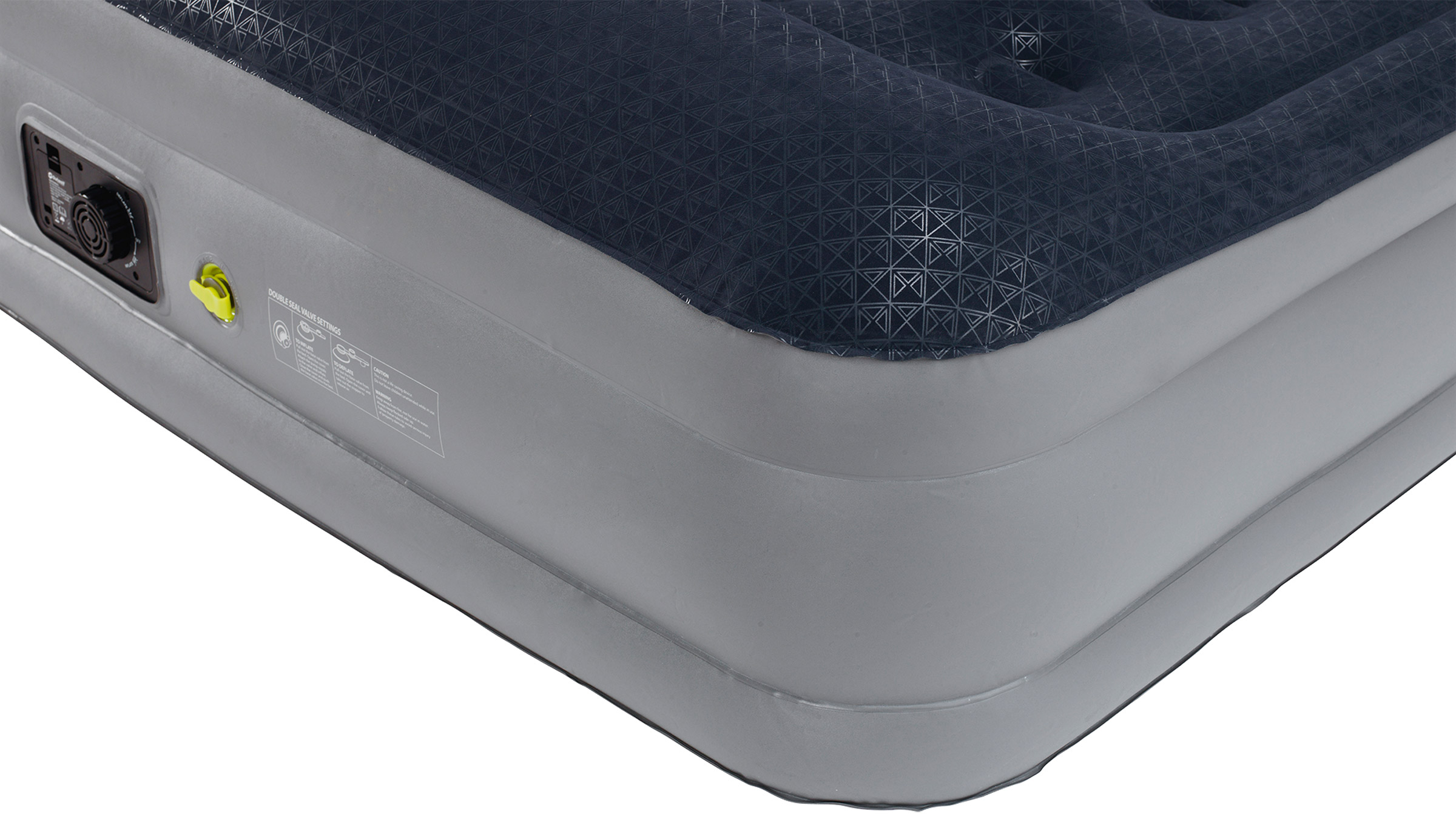 Superior Double m. Indbygget Pumpe Luftmadras