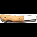 Olive Wood Pocket Knife Satin 440