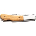 Olive Wood Pocket Knife Satin 440