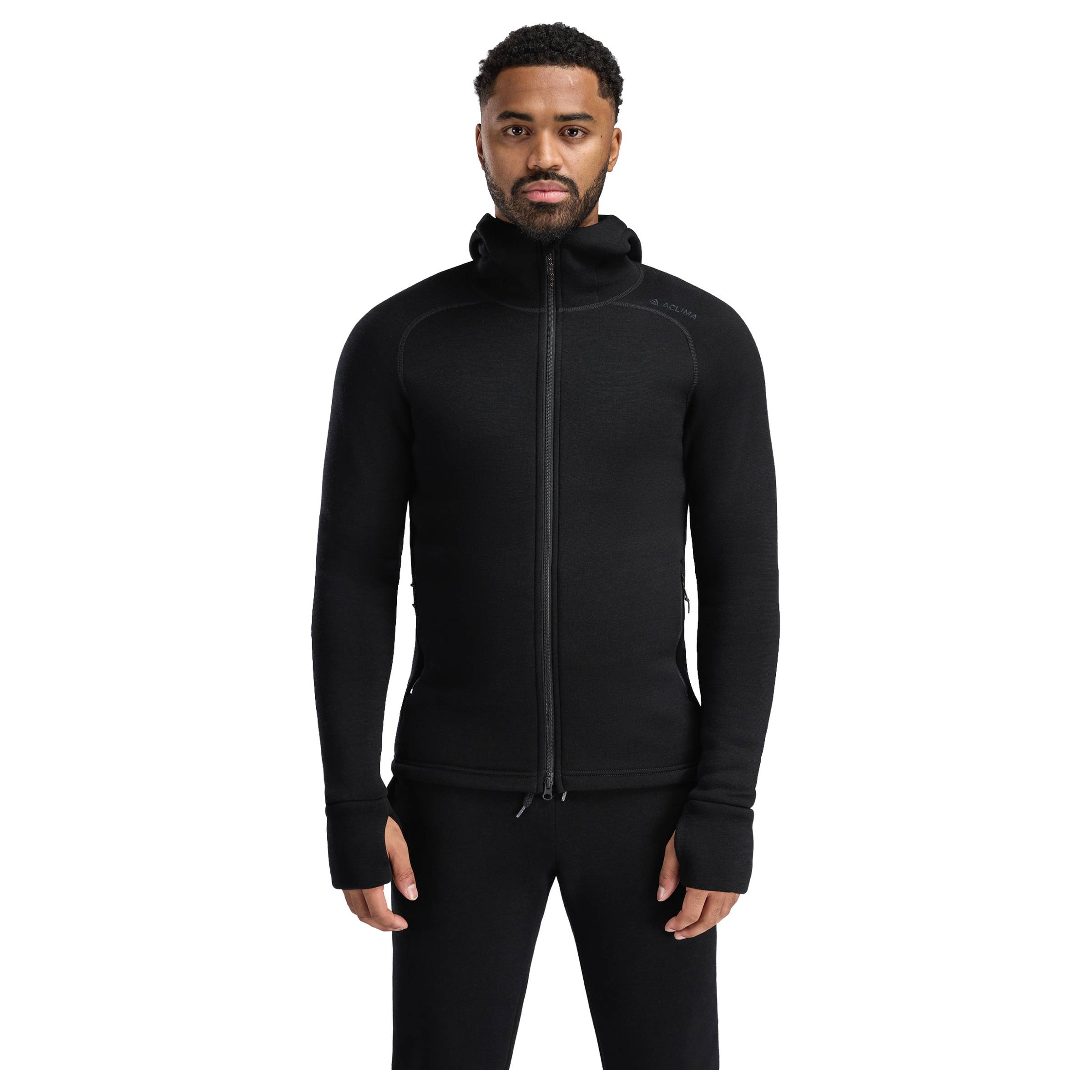 FleeceWool Hooded Jacket Herre Aclima herre