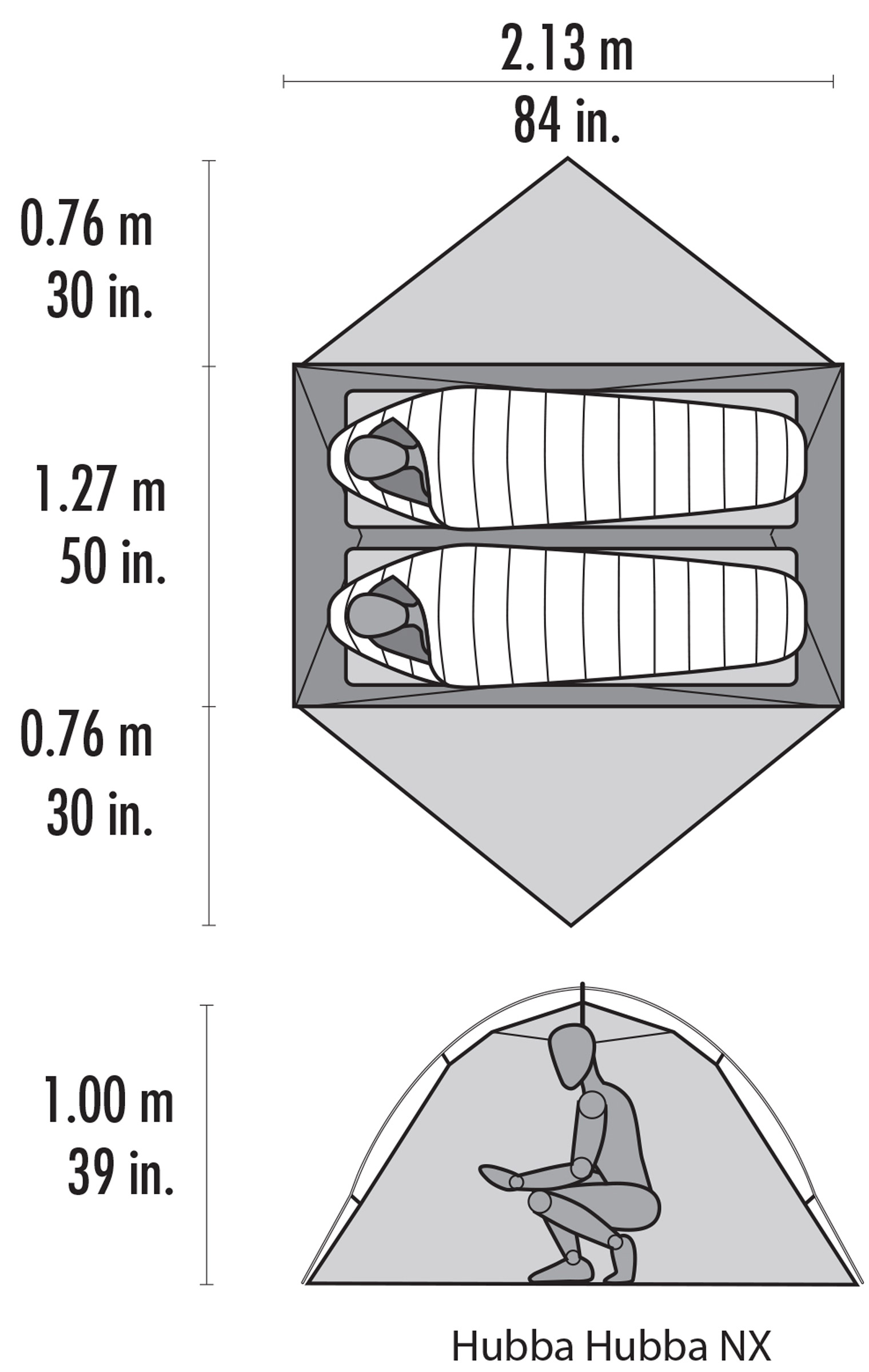 Hubba Hubba NX, 2-Personers Telt