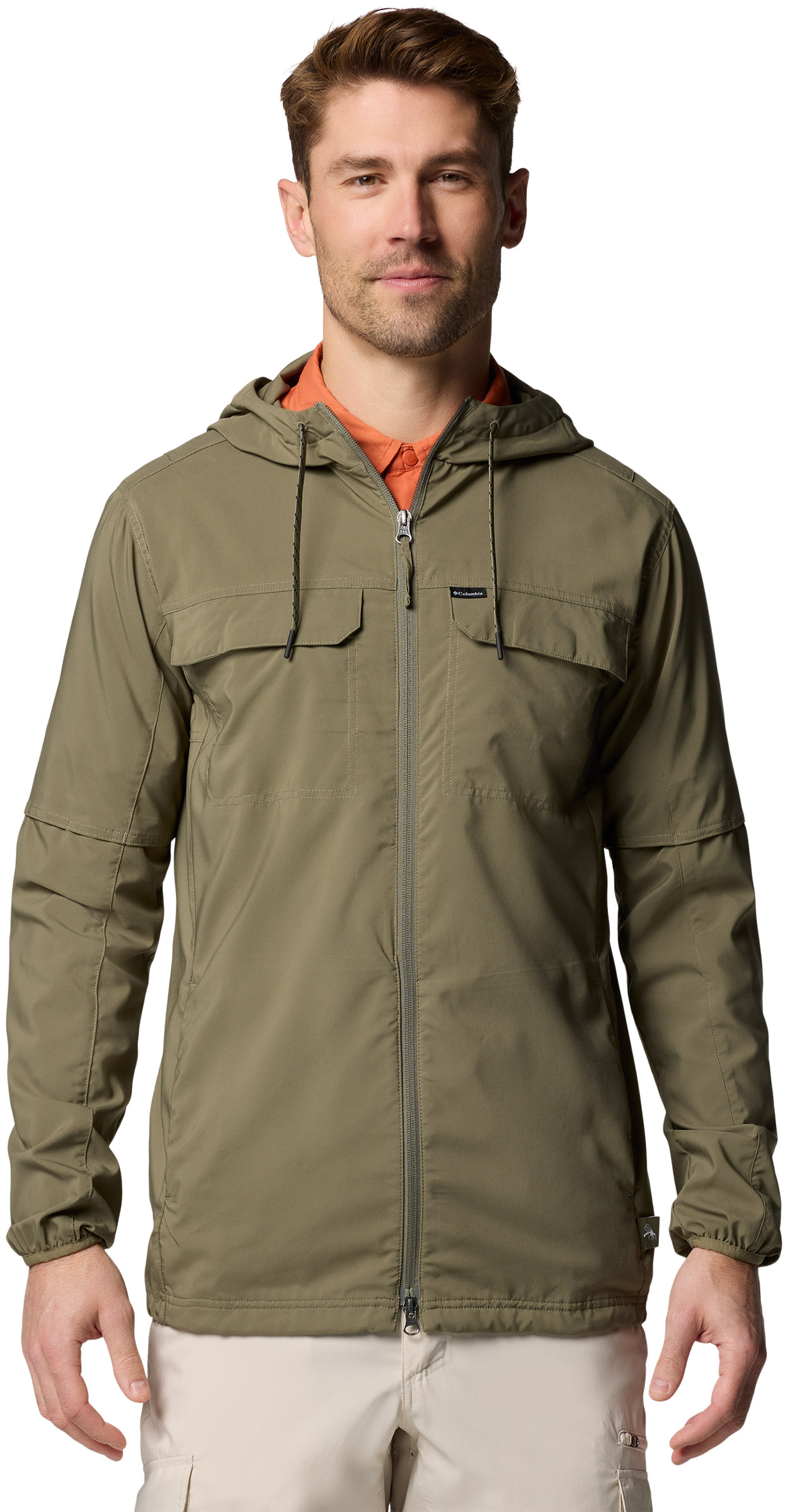 Skien Valley Hooded LS Shirt Herre Columbia brands