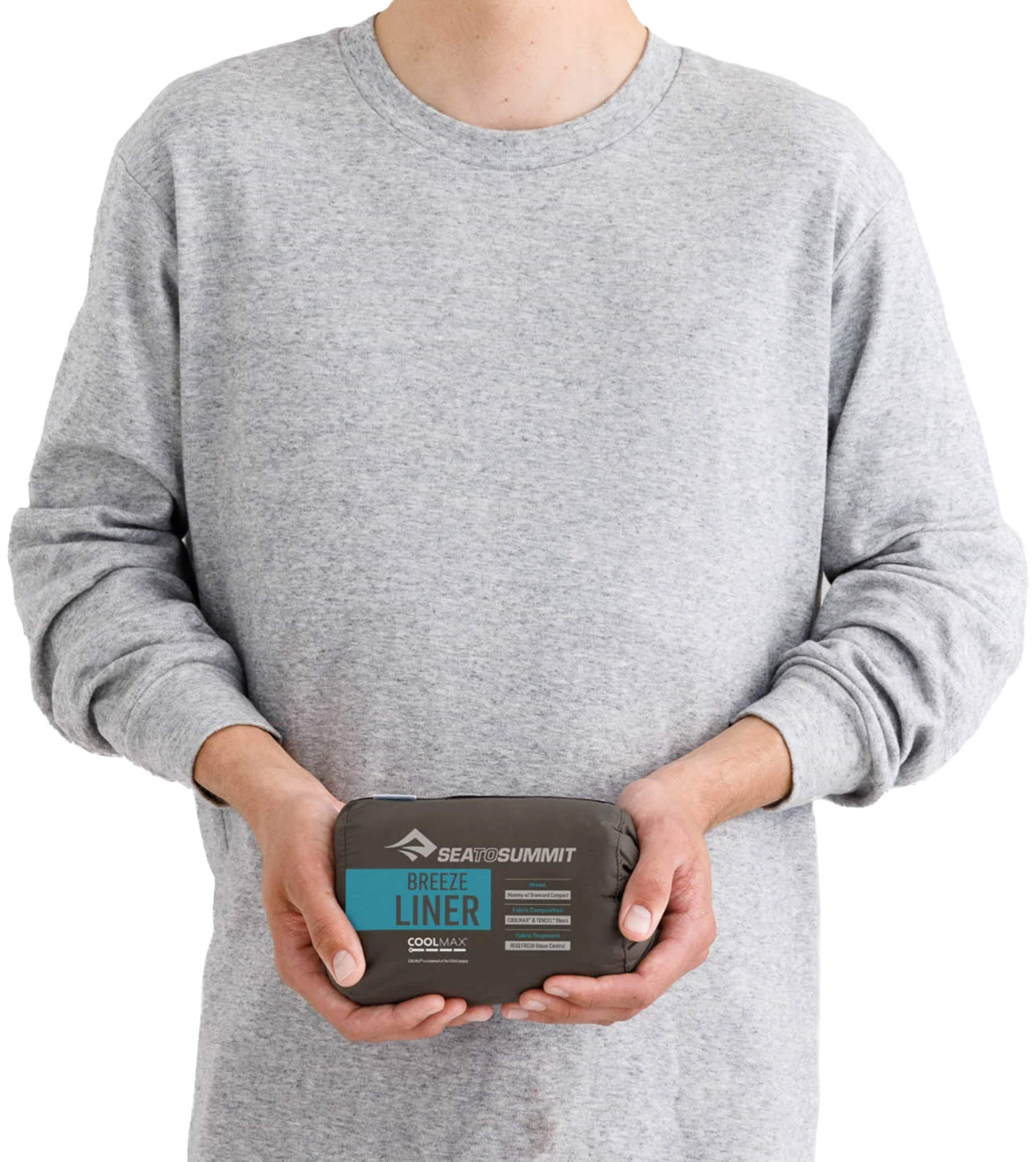 Breeze Sleeping Bag Liner Mummy w/Drawcord