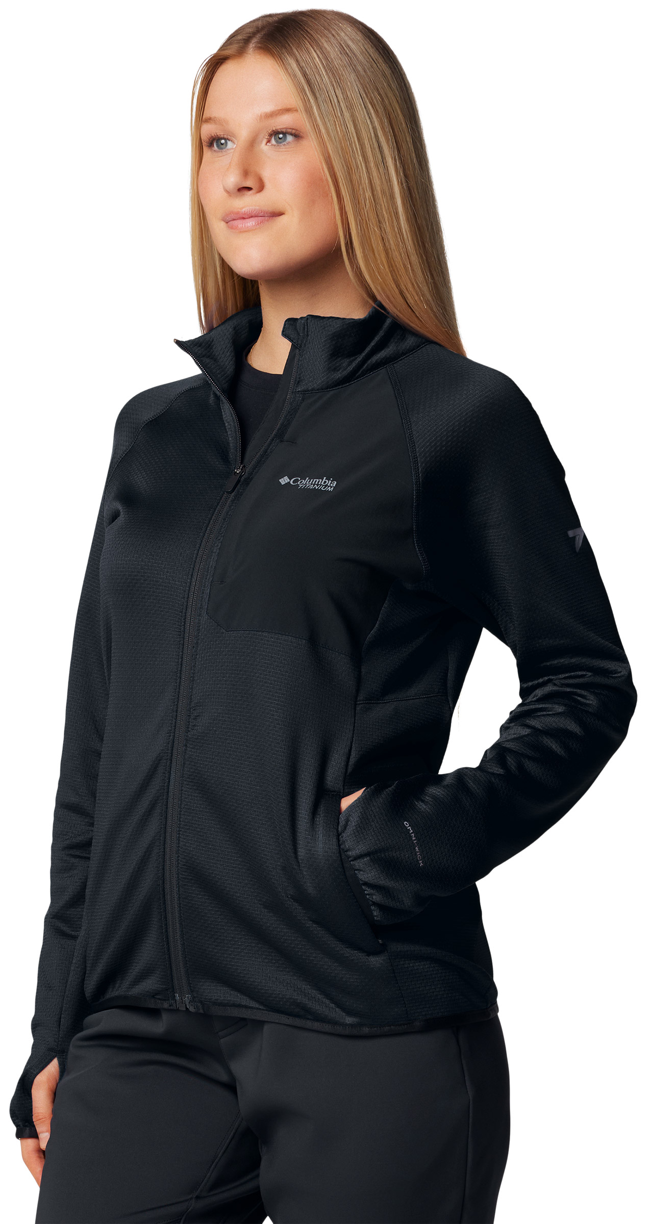 Triple Canyon Grid Fleece II FZ Dame