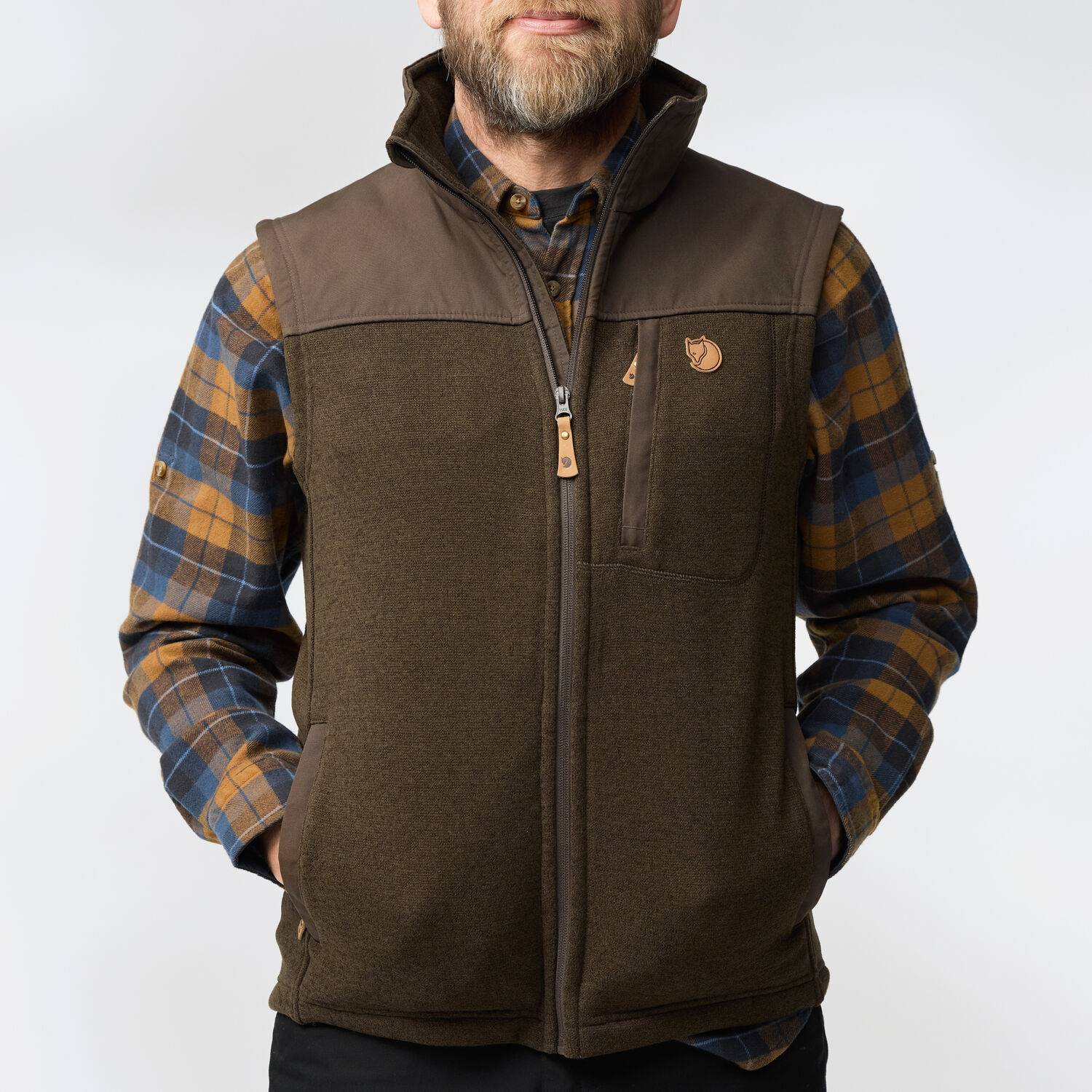 Buck Fleece Vest Herre