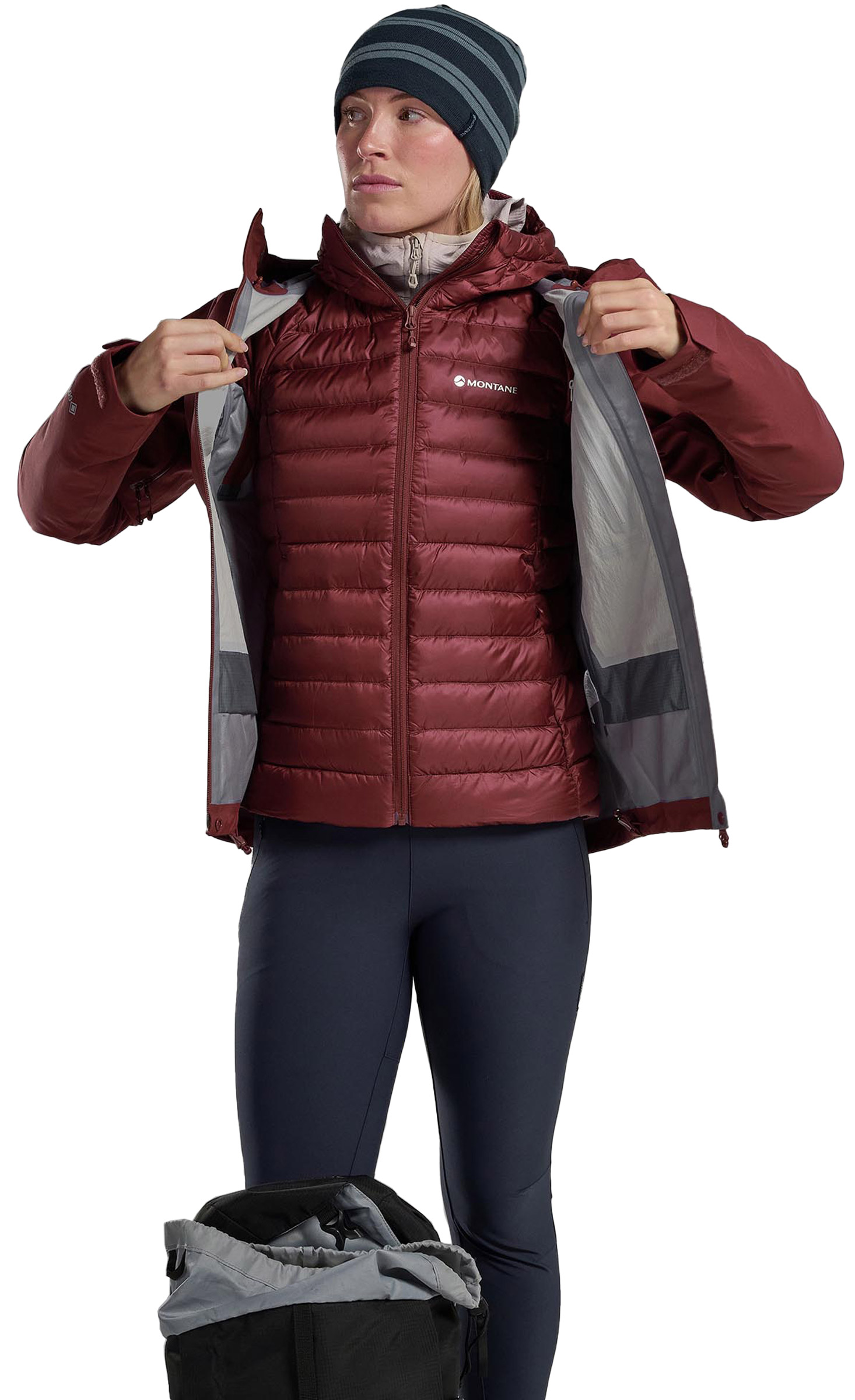 Anti Freeze Hooded Down Jacket Dame