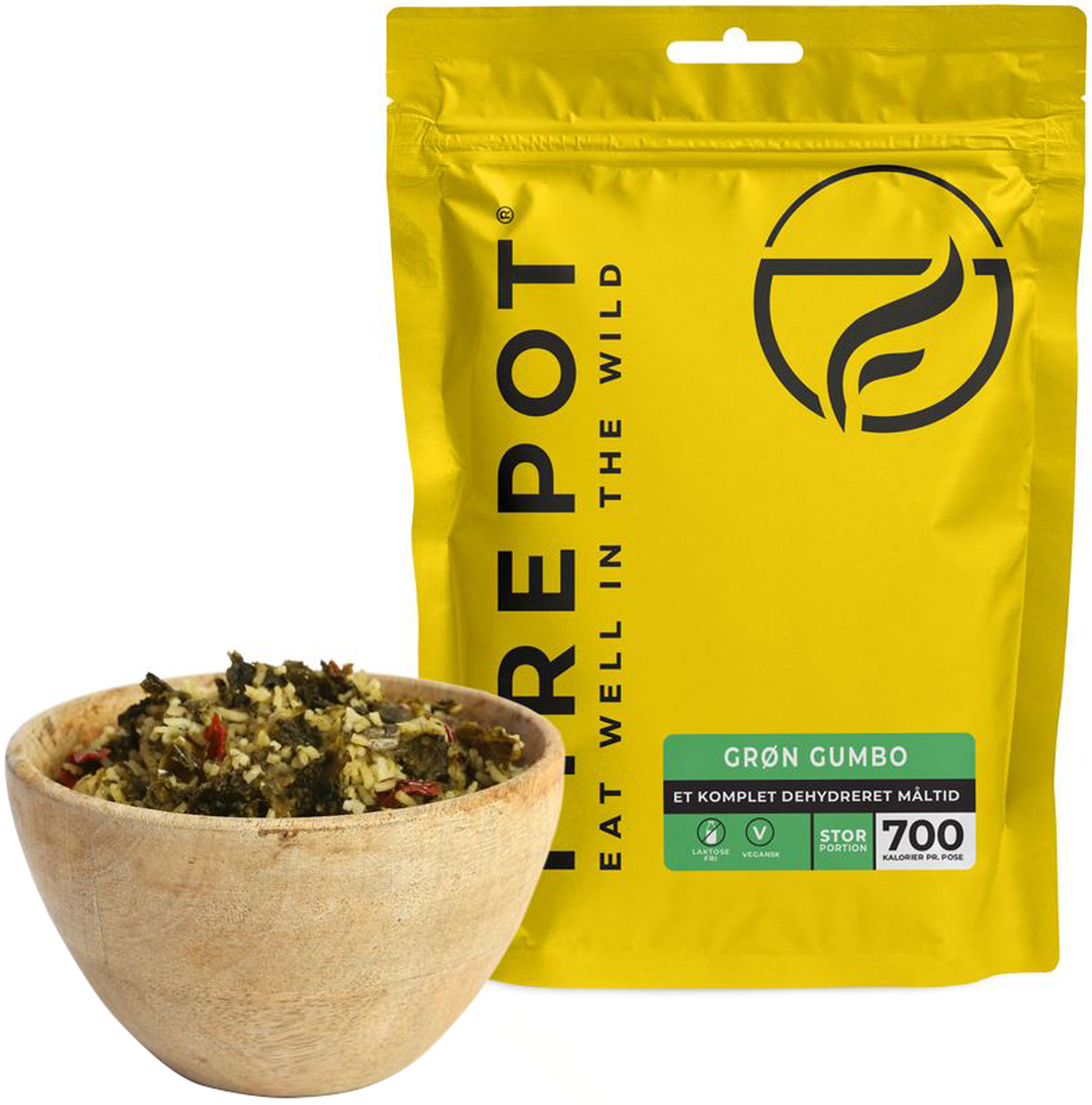 Grøn Gumbo, Stor Portion Firepot prepper-udstyr