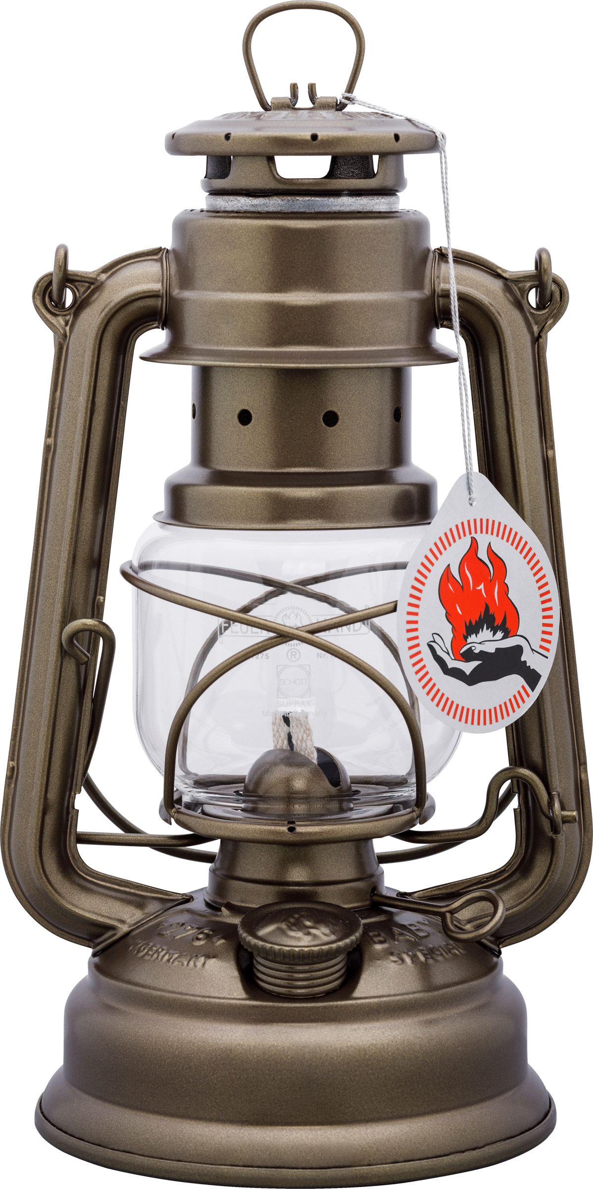 Hurricane Bronze Lantern Baby Special 276 Feuerhand glamping