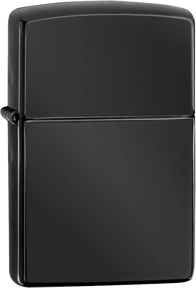 Classic High Polish Black Lighter Zippo kogegrej