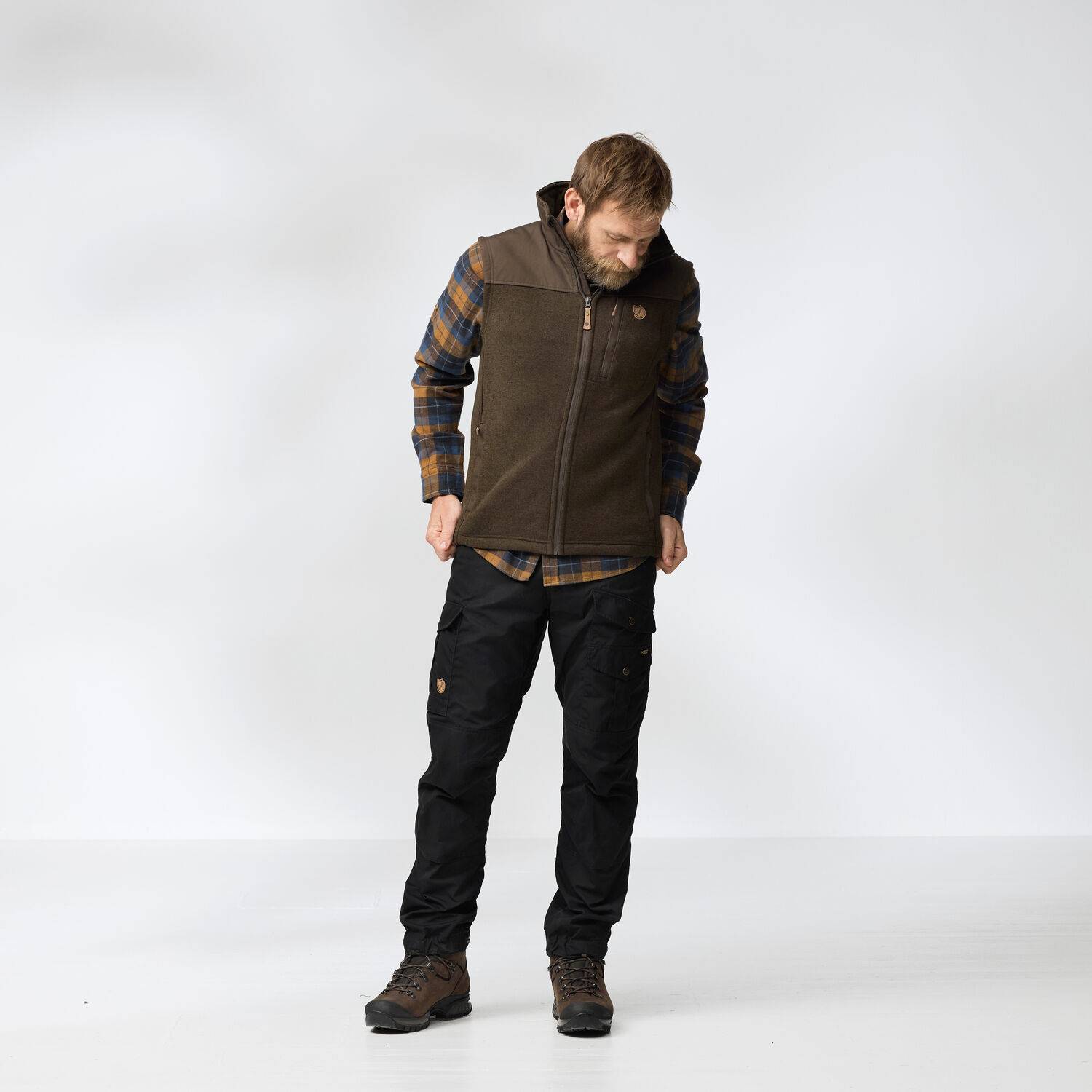Buck Fleece Vest Herre