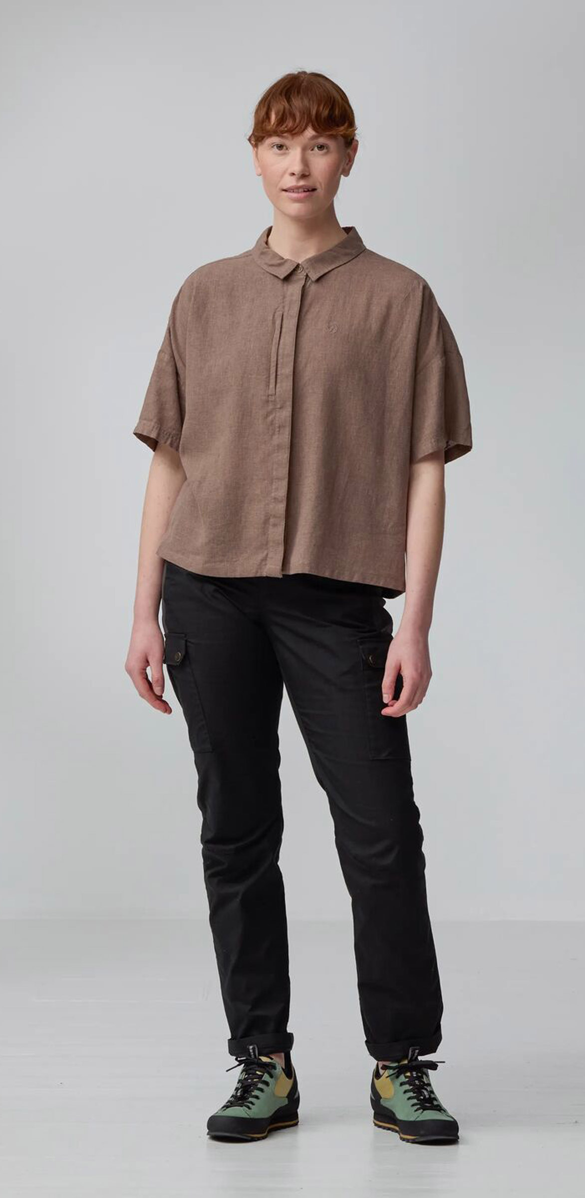 Övik Hemp Camp Shirt SS Dame