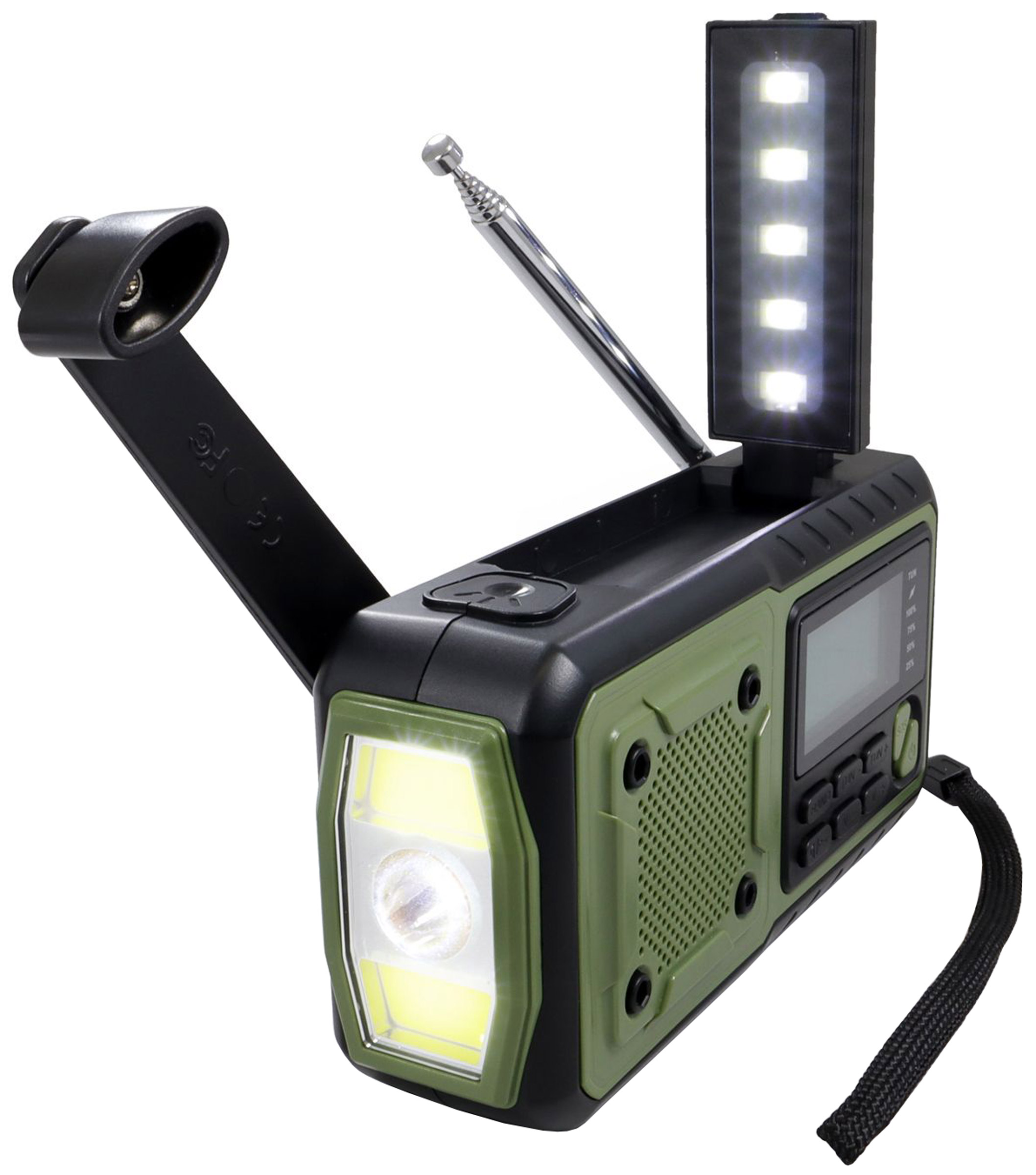 Crank Radio Multi Nødradio med Håndsving Origin Outdoors prepper-udstyr