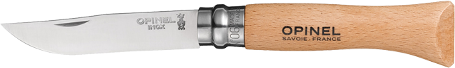 No 6 Stainless Steel Beech Wood Foldekniv Opinel brands