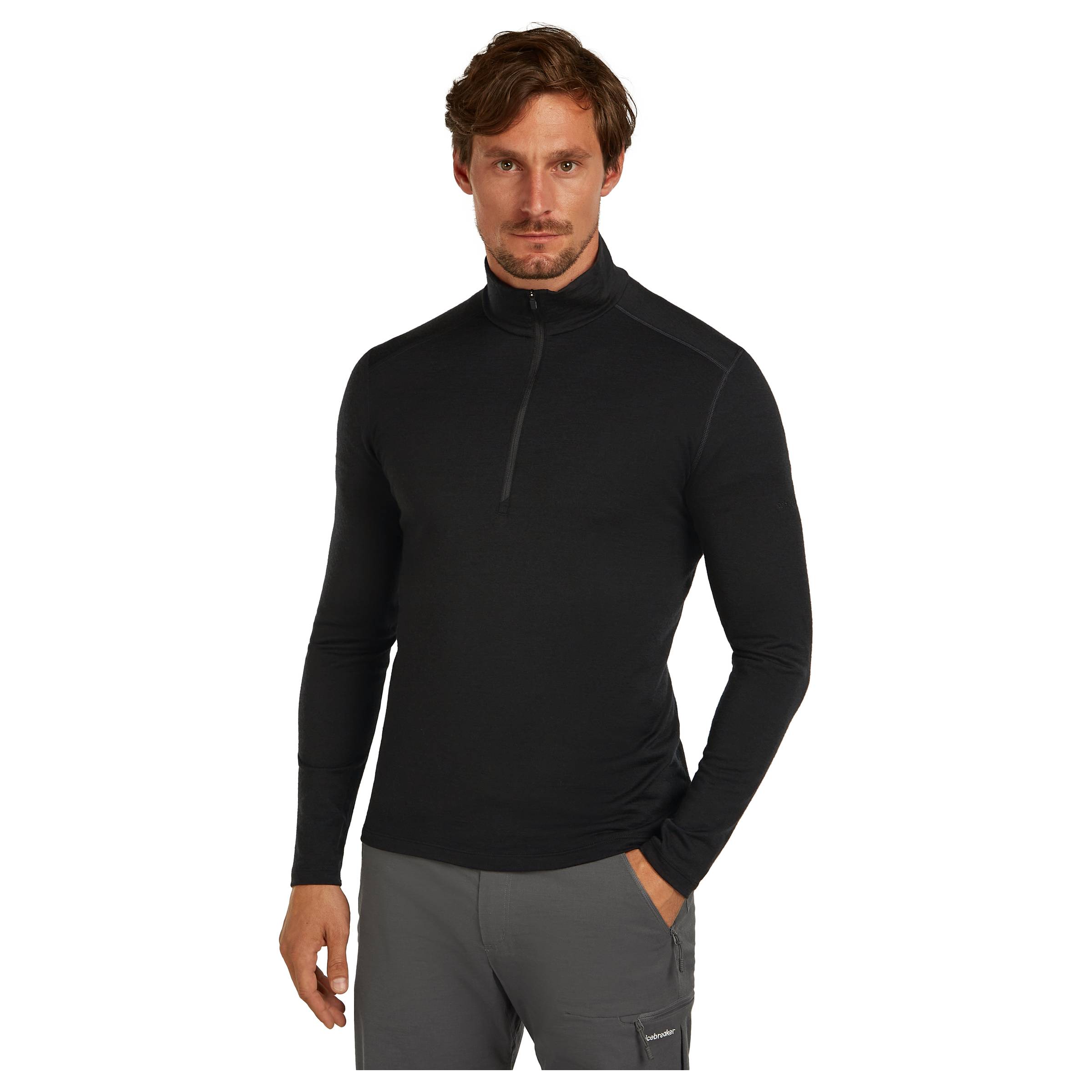 Merino 200 Oasis LS Half Zip Herre Icebreaker beklaedning