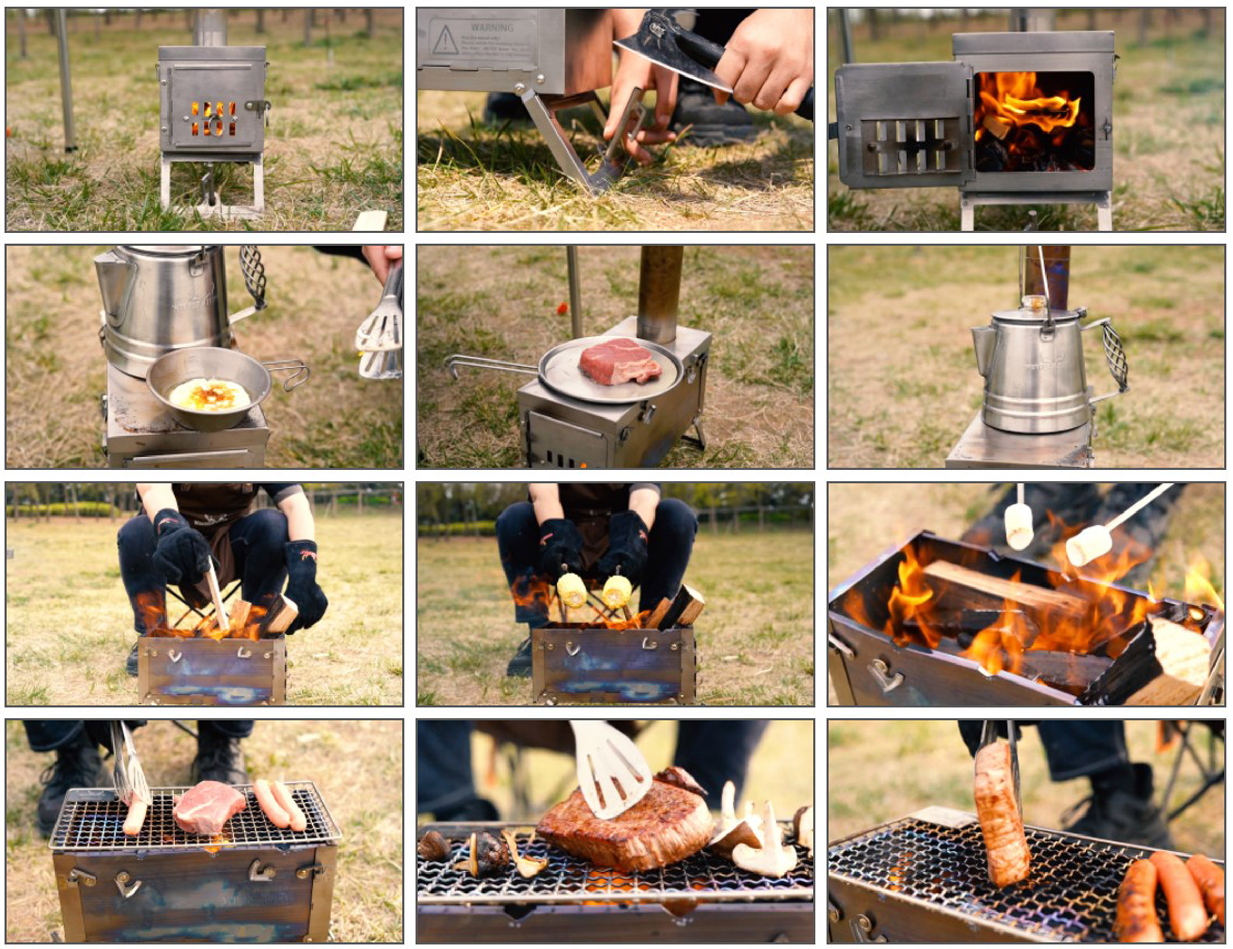 Fastfold Ultralight Backpack Titanium Camping Stove