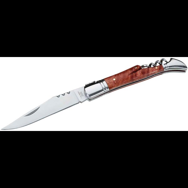 Quince Wood Pocket Knife & Corkscrewer AISI 420 Herbertz Udstyr