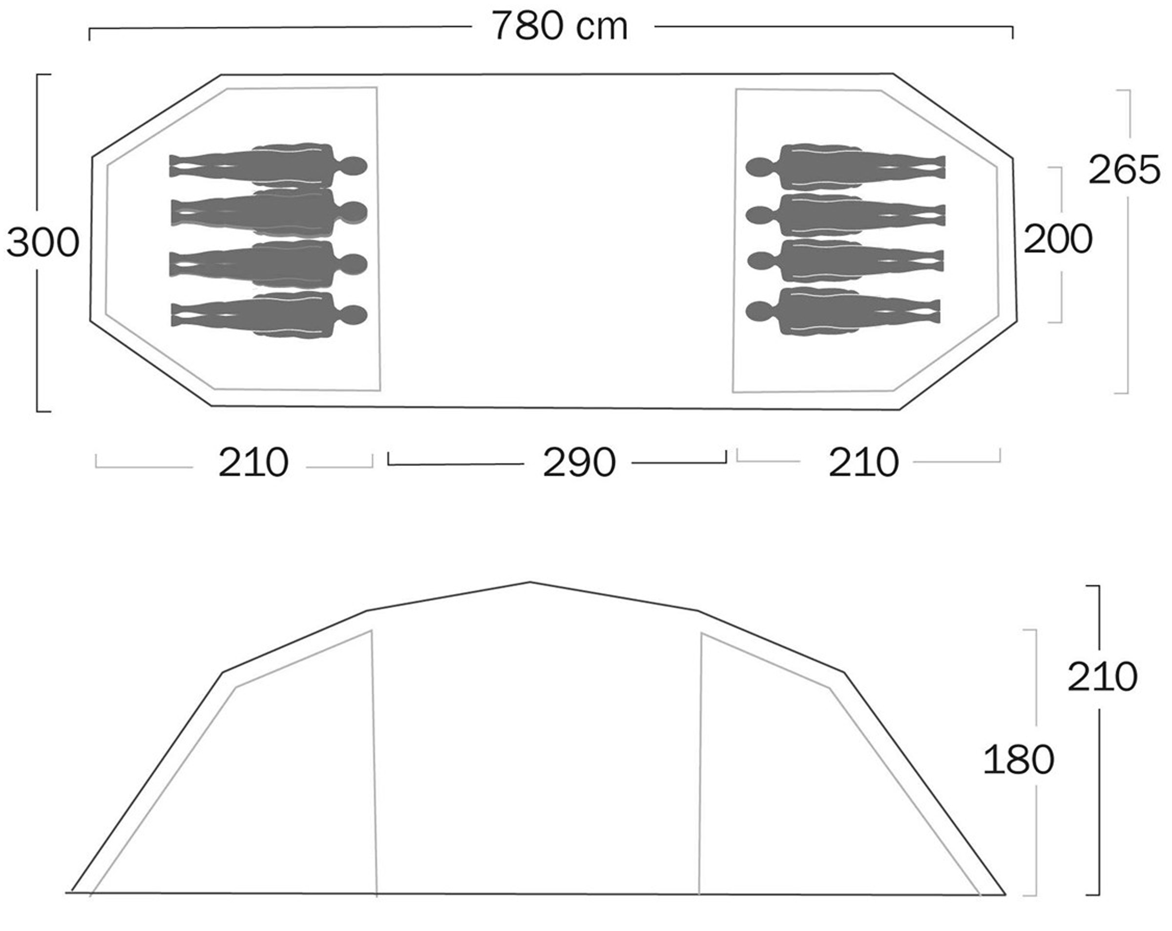 Valhall, 8-Personers Telt