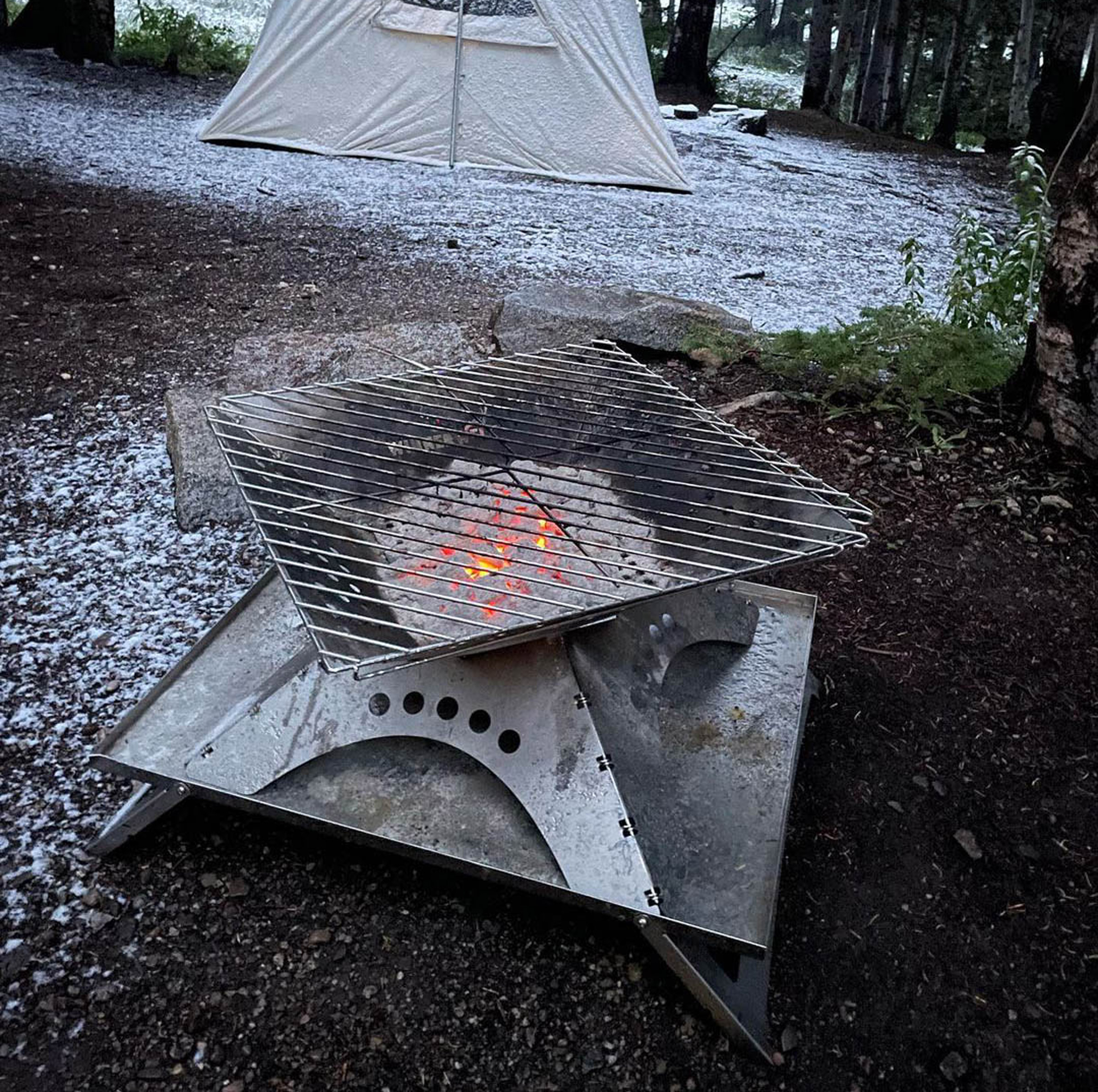 Accessory Table for X-Large Flat Firepit