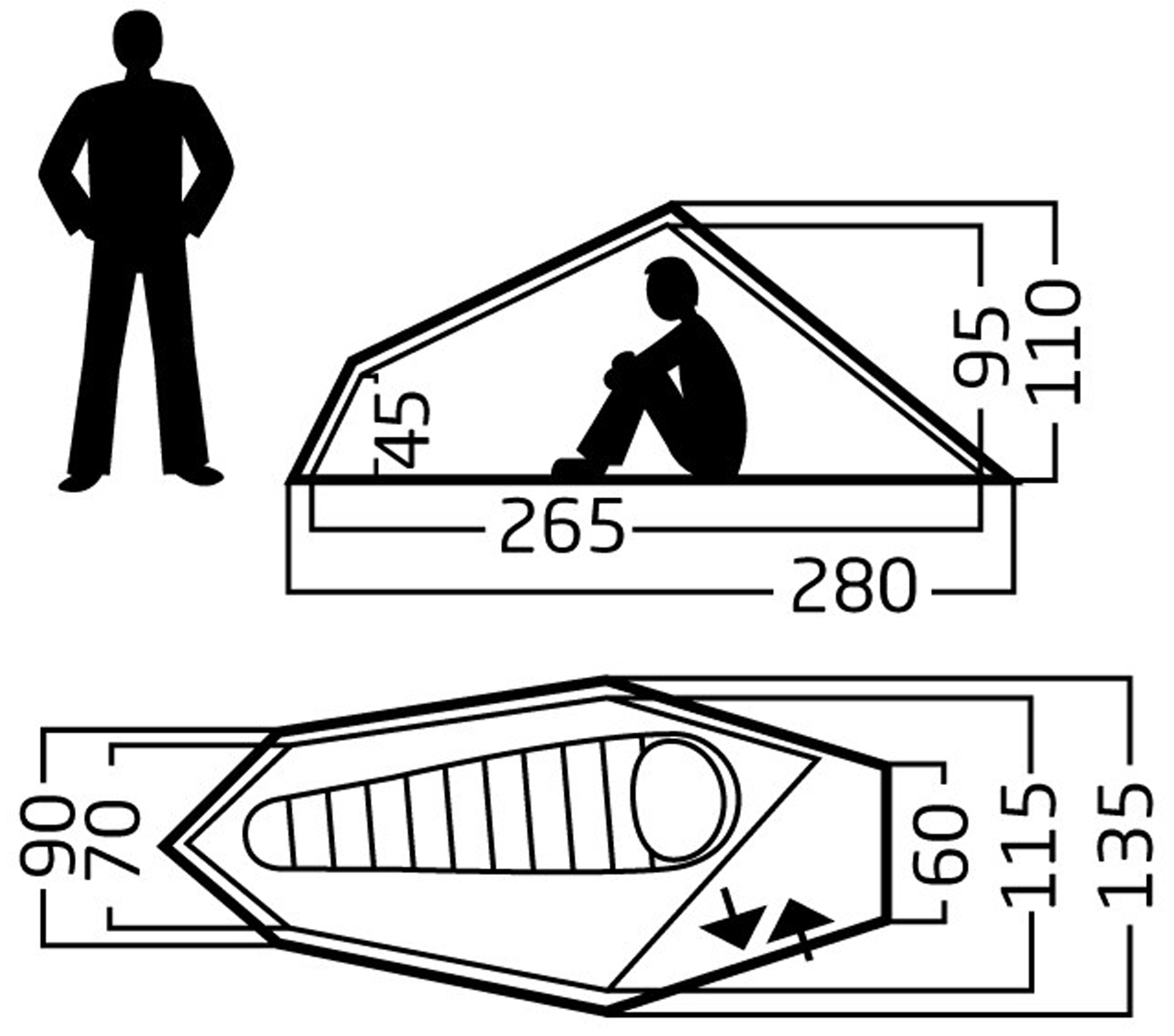 Svalbard 1 PU 2.0, 1-Persons Telt