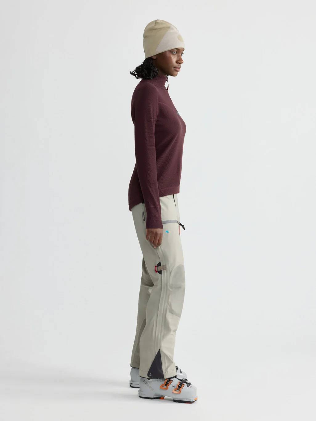 Huge Half Zip Sweater Dame