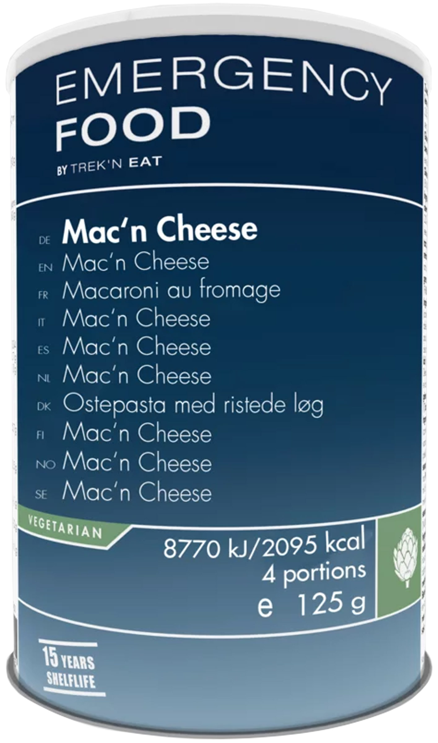 Emergency Food Mac’n Cheese, 4 portioner Trek'n Eat kogegrej