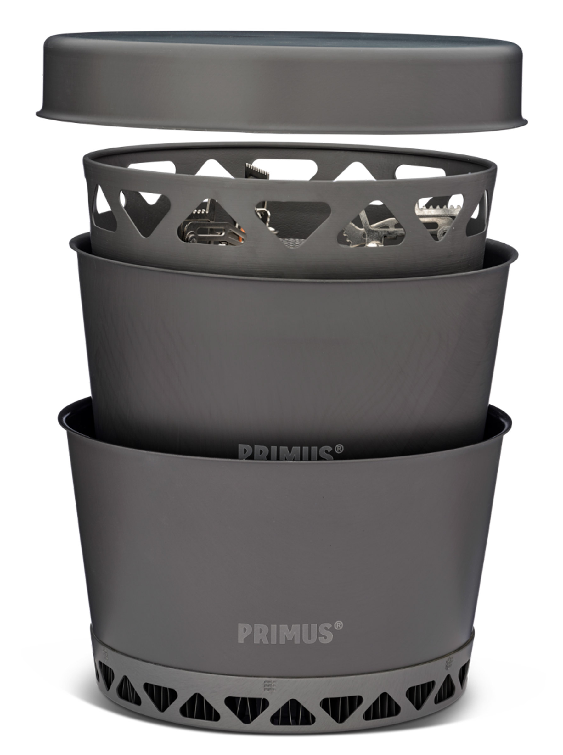 Primetech Stormkøkken II 2x2.3L w. Pan med Gasbrænder