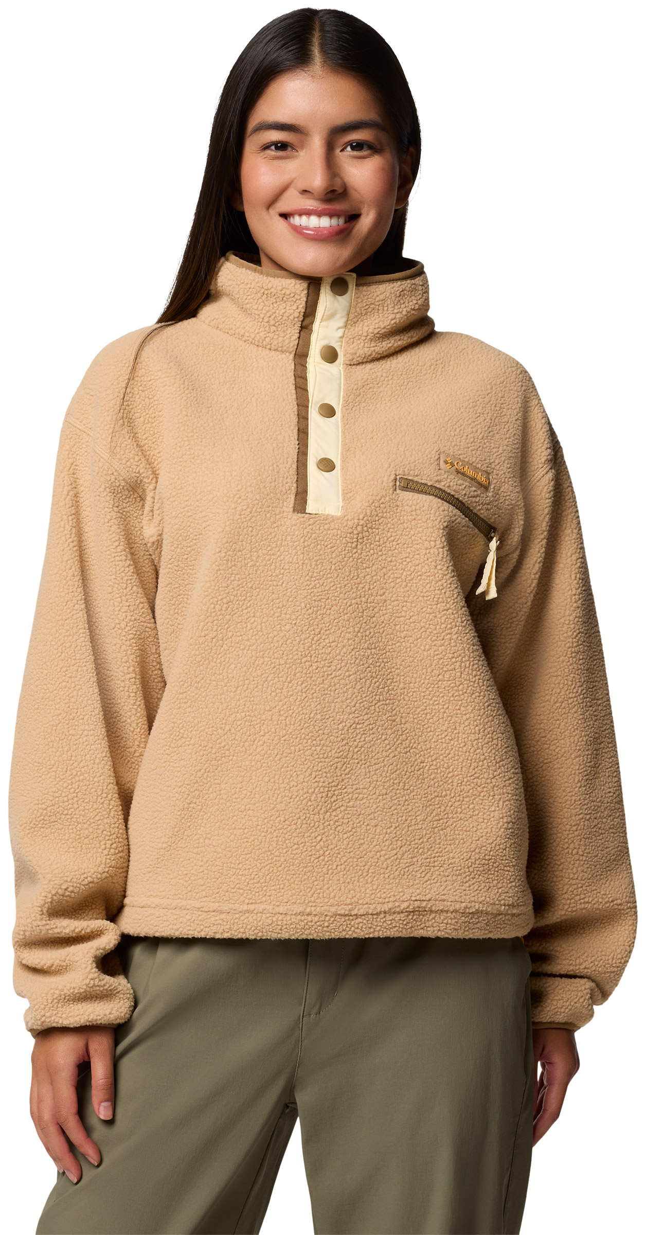 Helvetia II Cropped Half Snap Fleece Dame Columbia brands